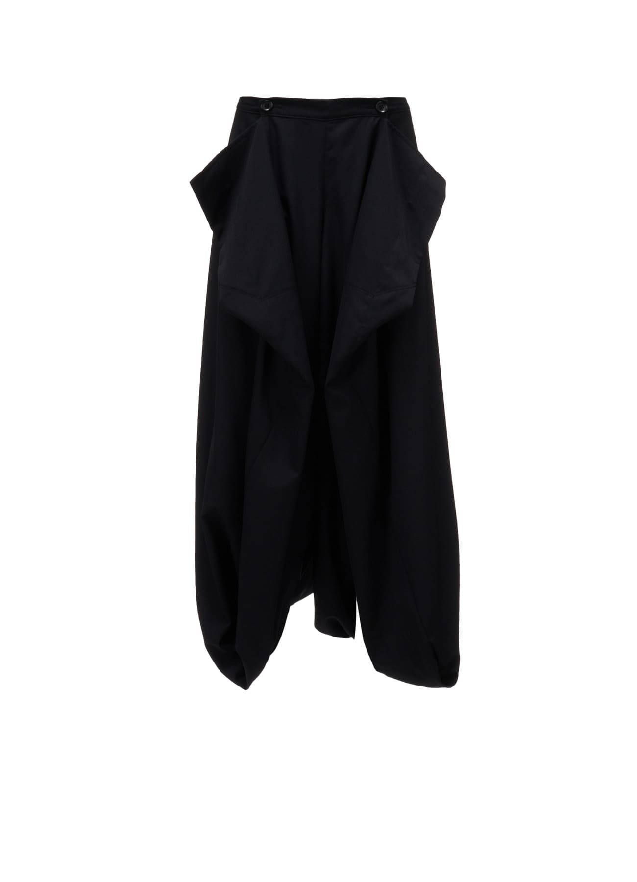 WOOL GABARDINE  HEM PANTS