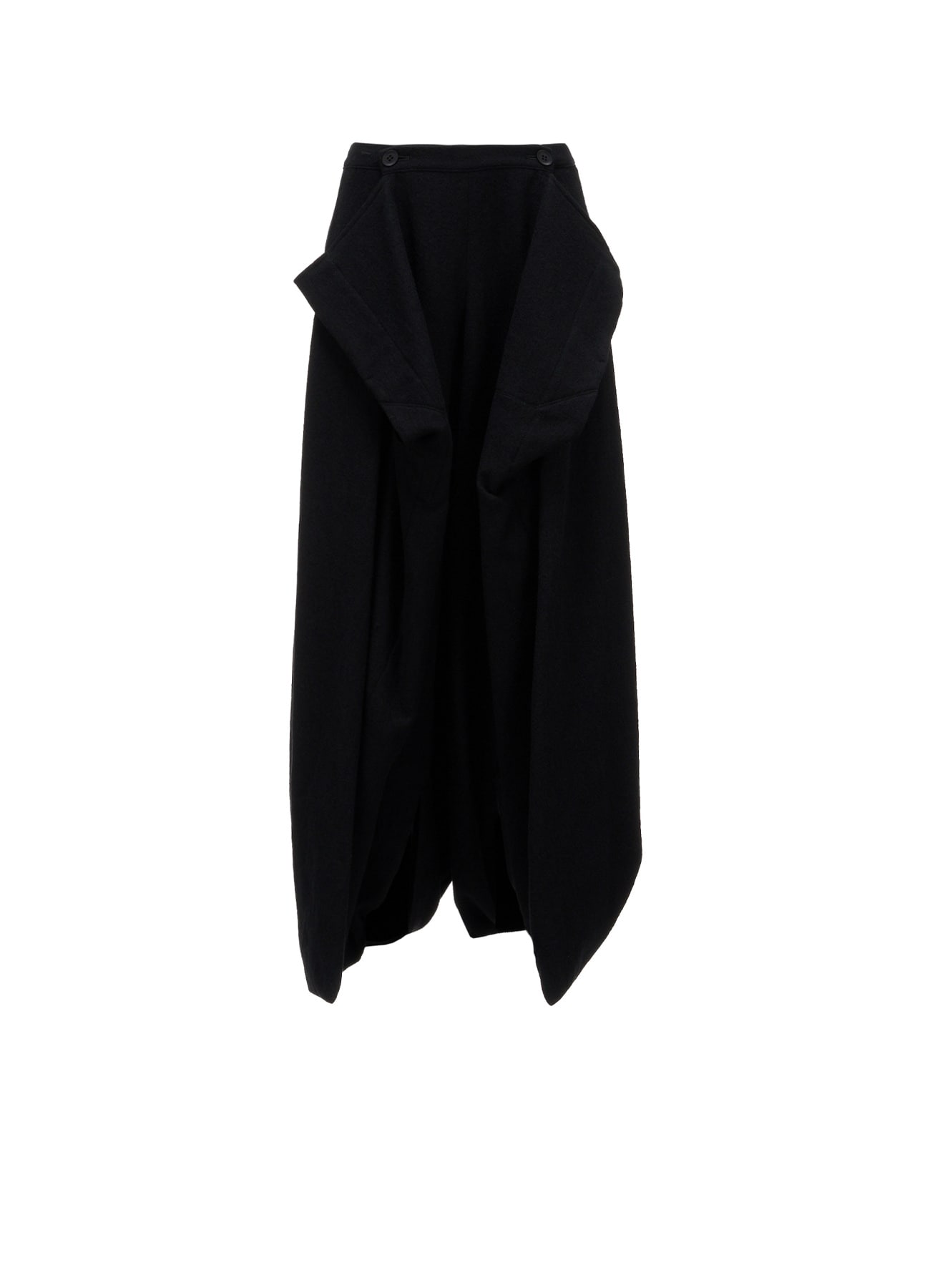 LIGHT SERGE A HEM PANTS