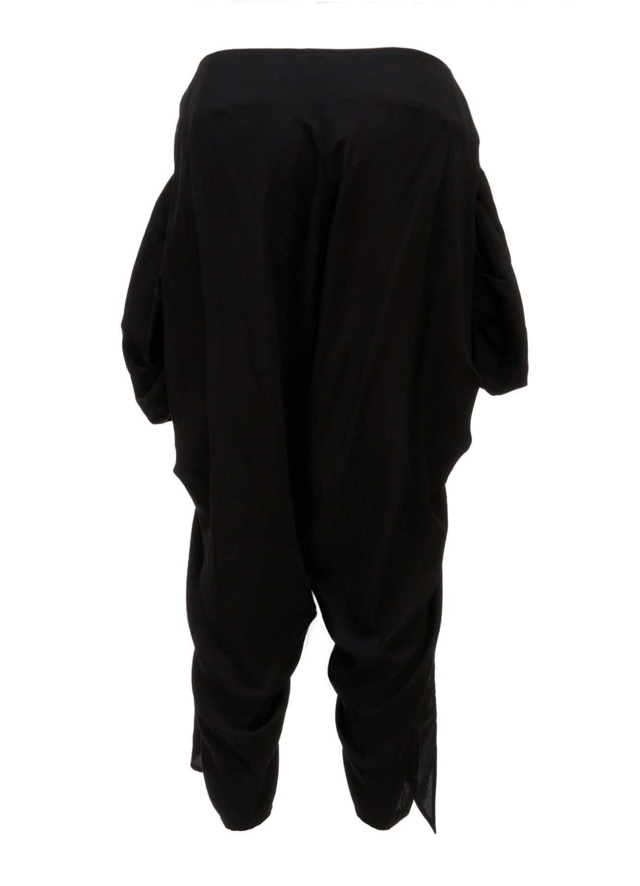 HIGH TWIST GABARDINE DRAPED PANTS