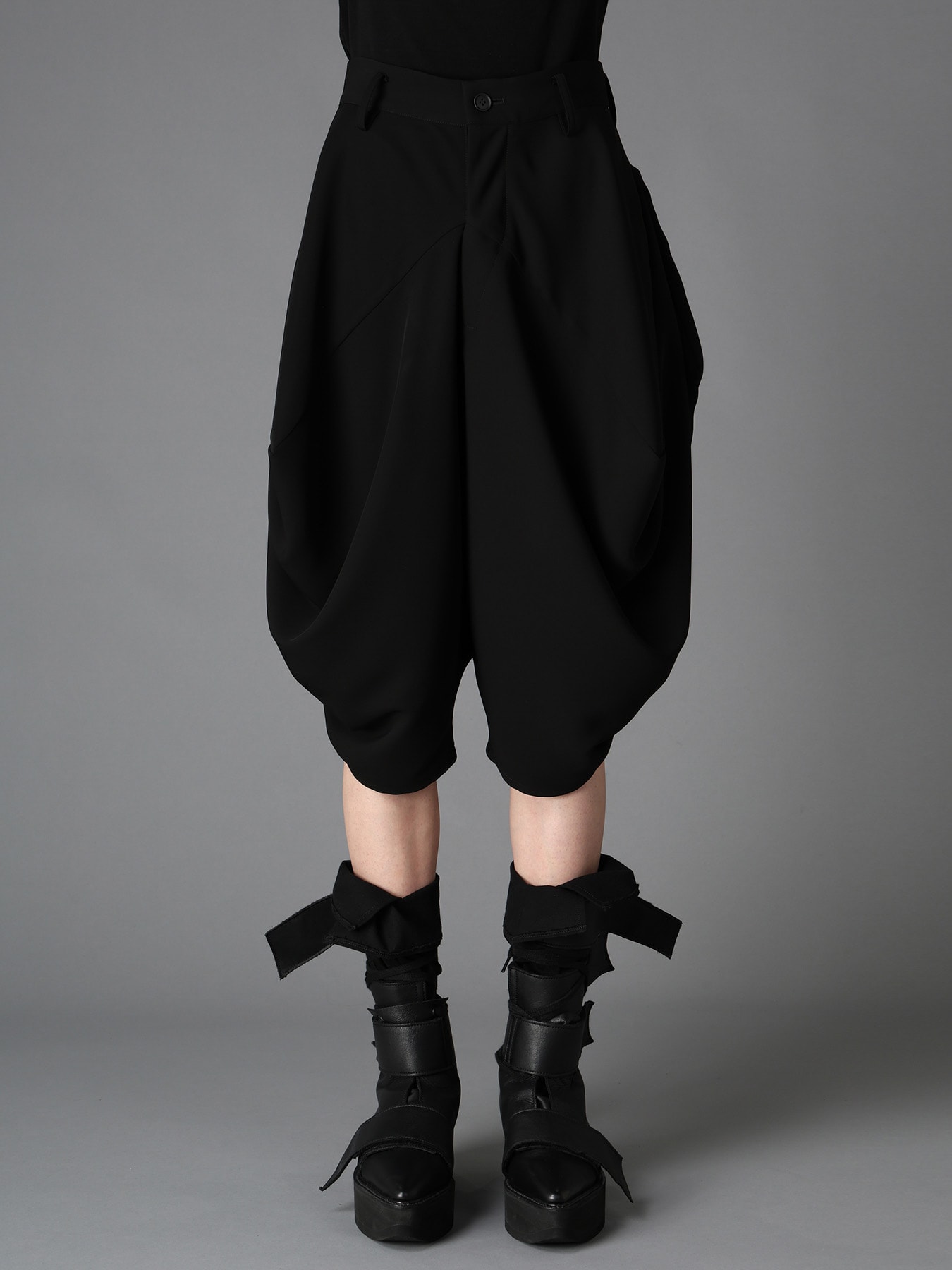 DOUBLE SATIN SQUARE PANTS
