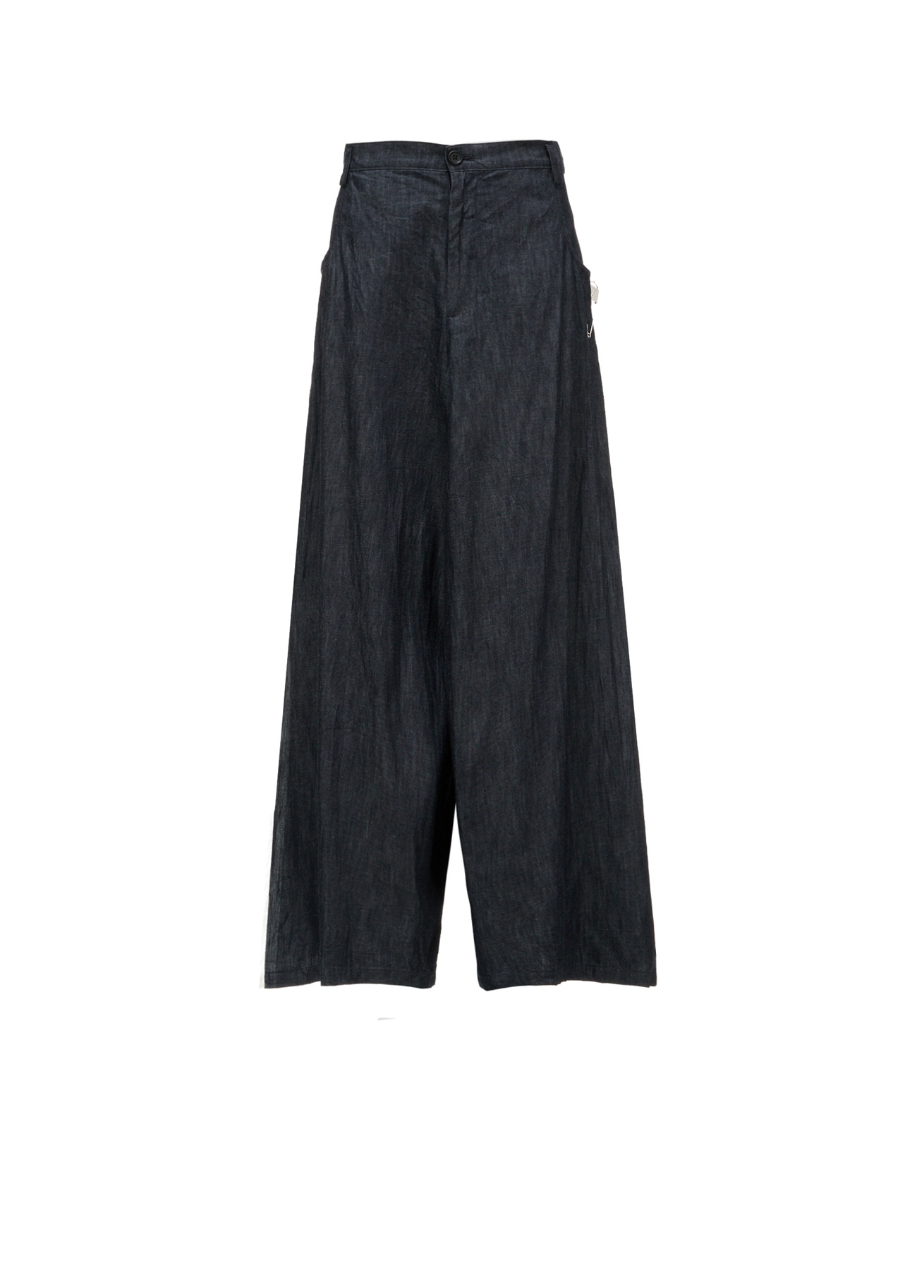 6OZ DENIM PIN SLIT WIDE PANTS