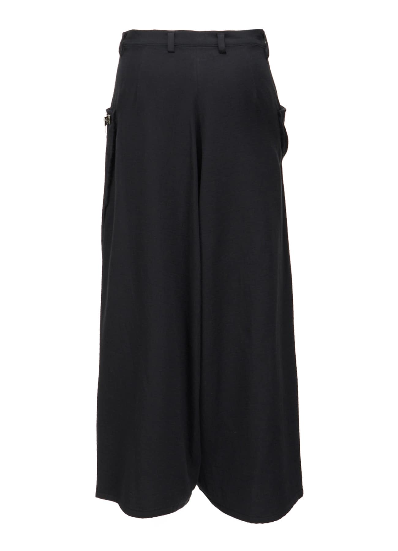 DOUBLE CLOTH PIN WIDE PANTS