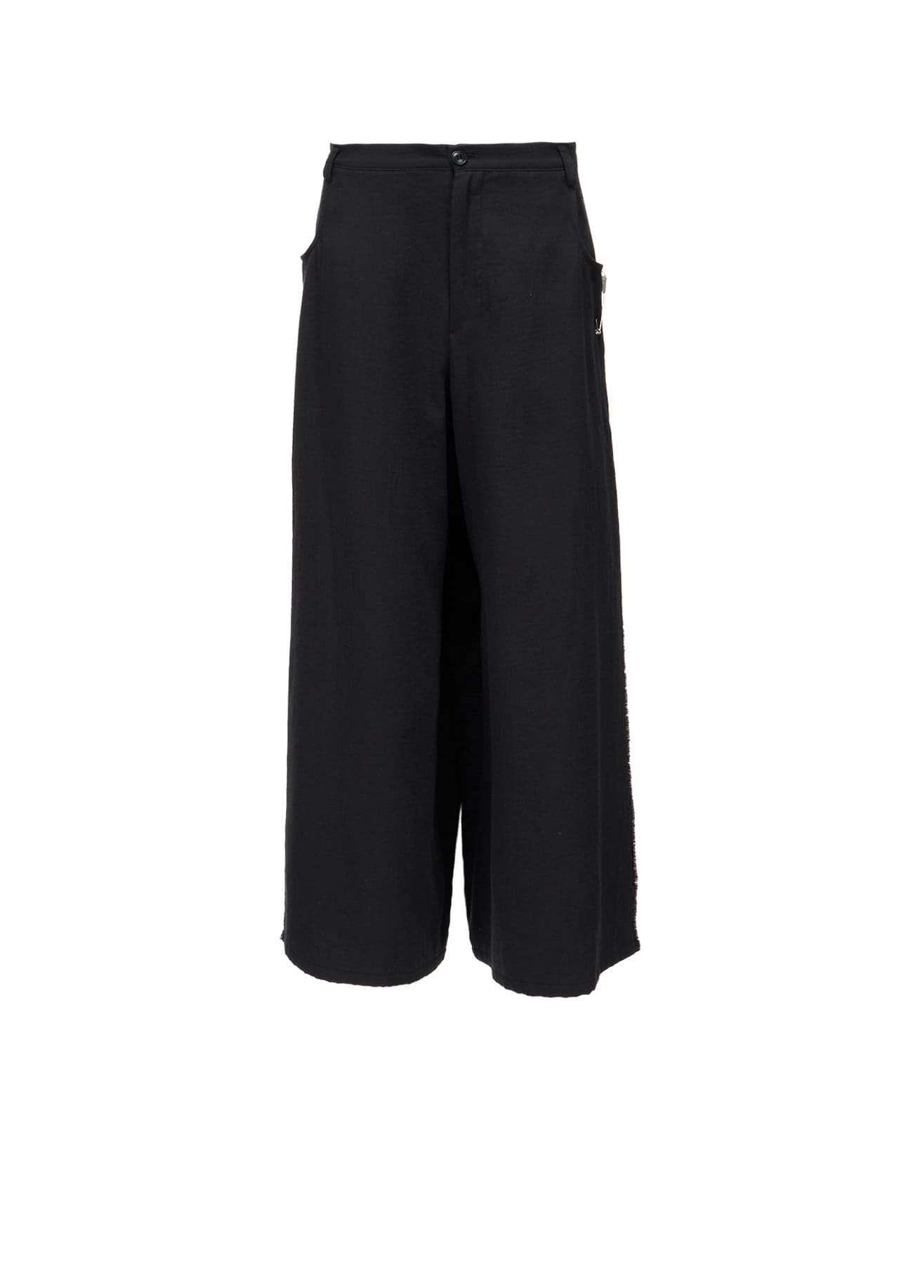 DOUBLE CLOTH PIN WIDE PANTS