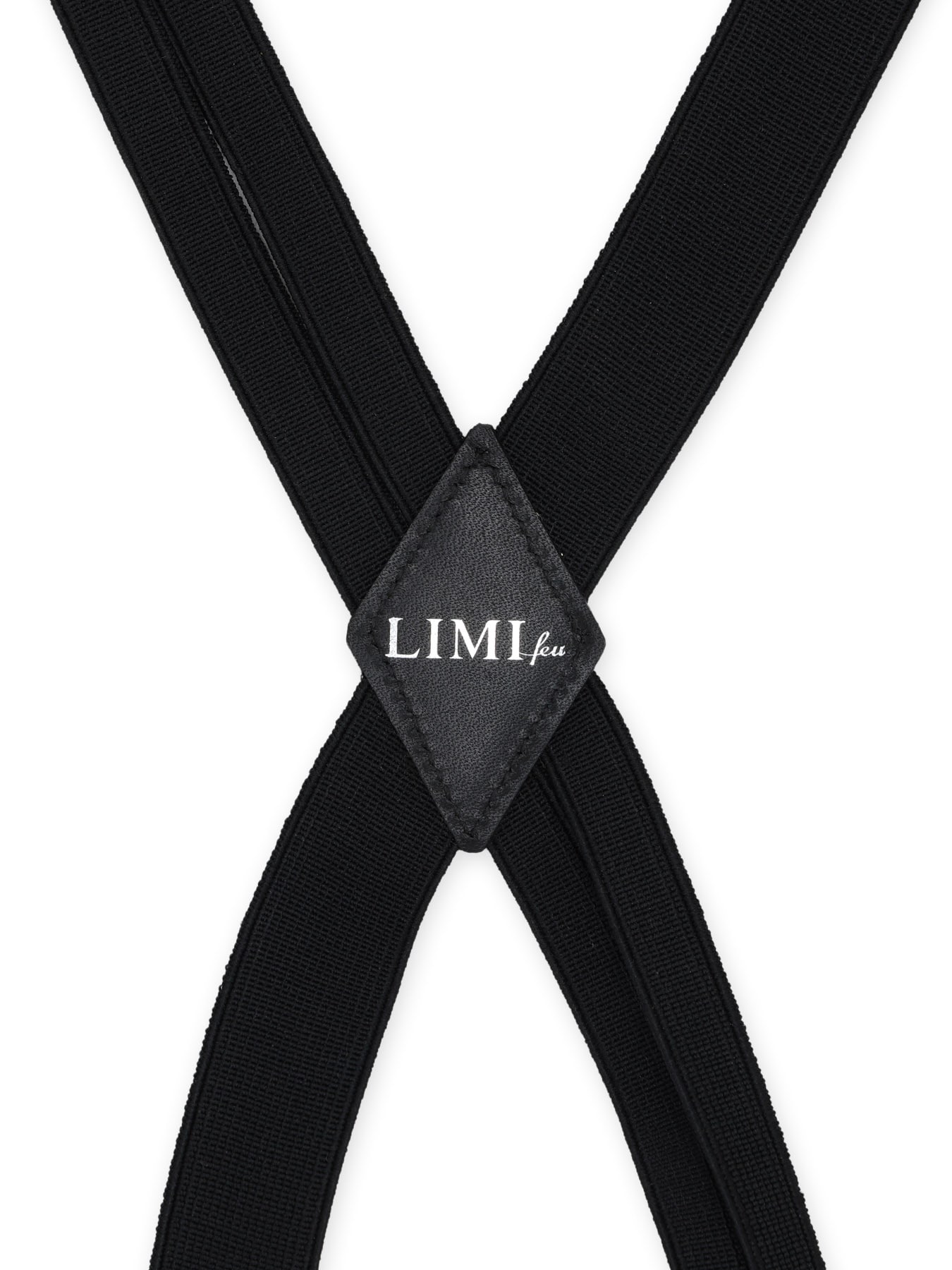 POLYESTER RUBBER ASYMMETRIC DOUBLE STRAP SUSPENDERS