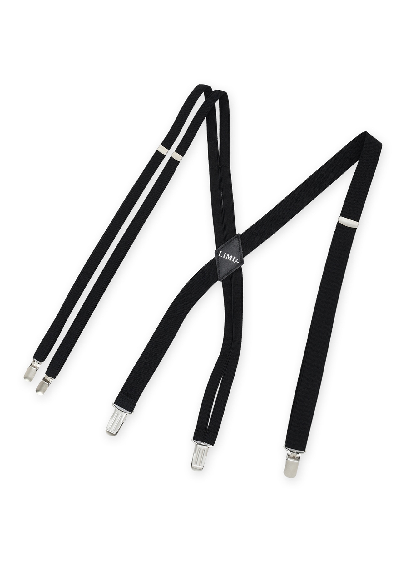POLYESTER RUBBER ASYMMETRIC DOUBLE STRAP SUSPENDERS