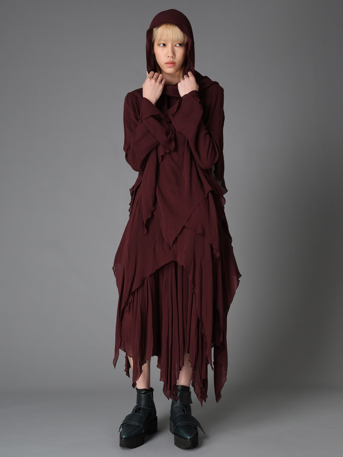 RY/LI GAUZE WAKAME SKIRT