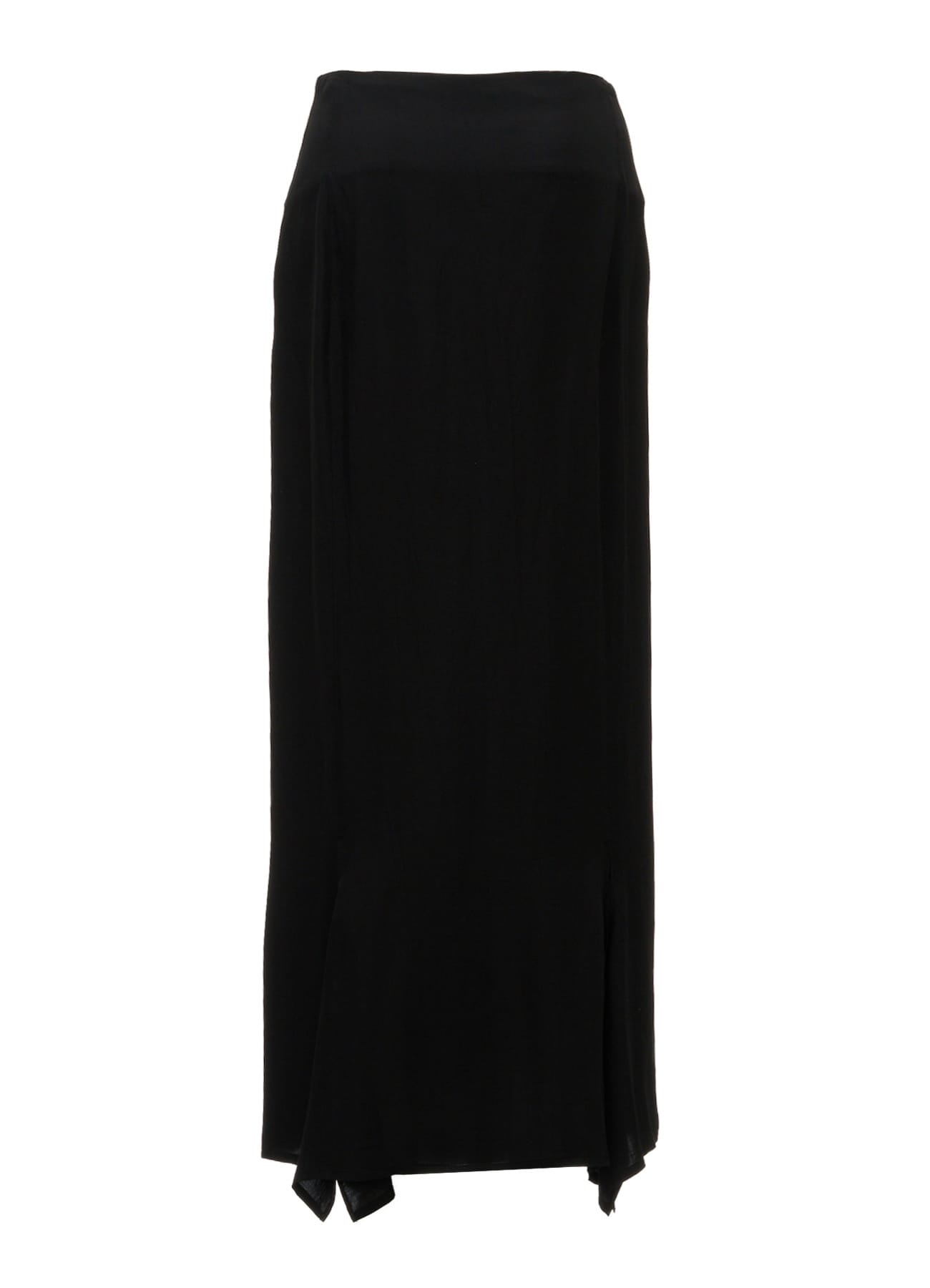 HIGH TWIST GABARDINE FLARED PANEL PENCIL SKIRT