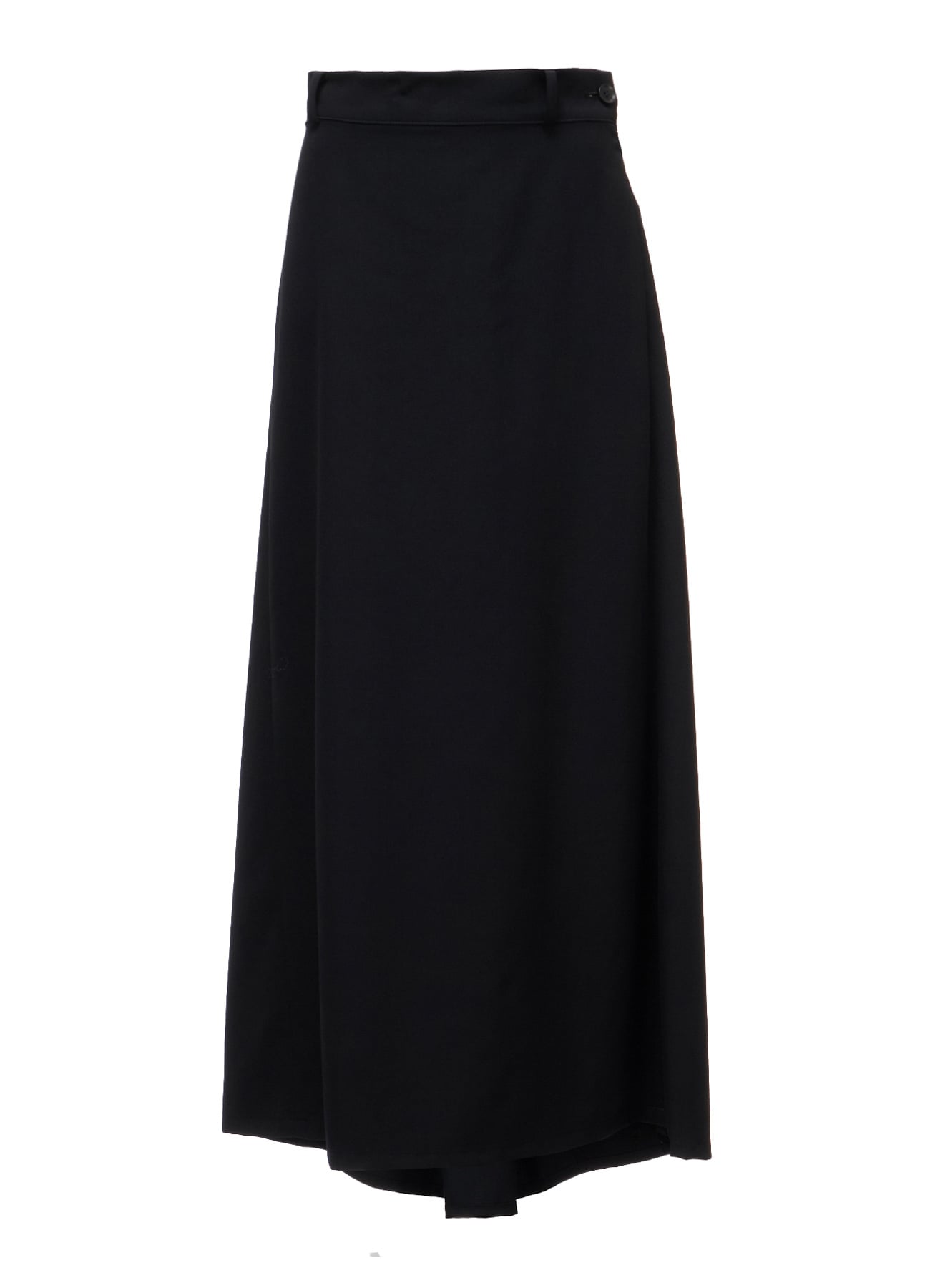 WOOL GABARDINE  BACK SLIT SKIRT