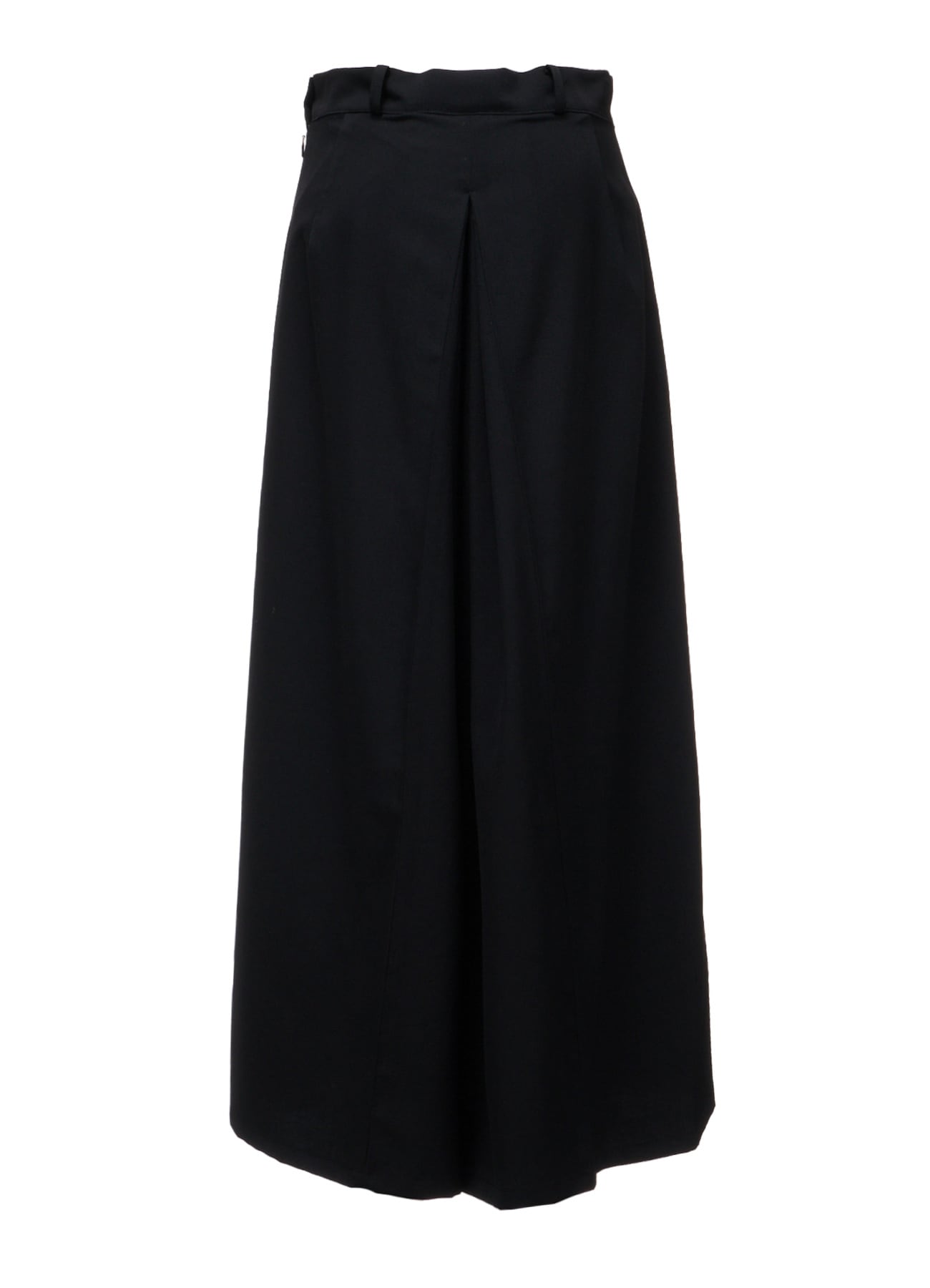 WOOL GABARDINE  BACK SLIT SKIRT