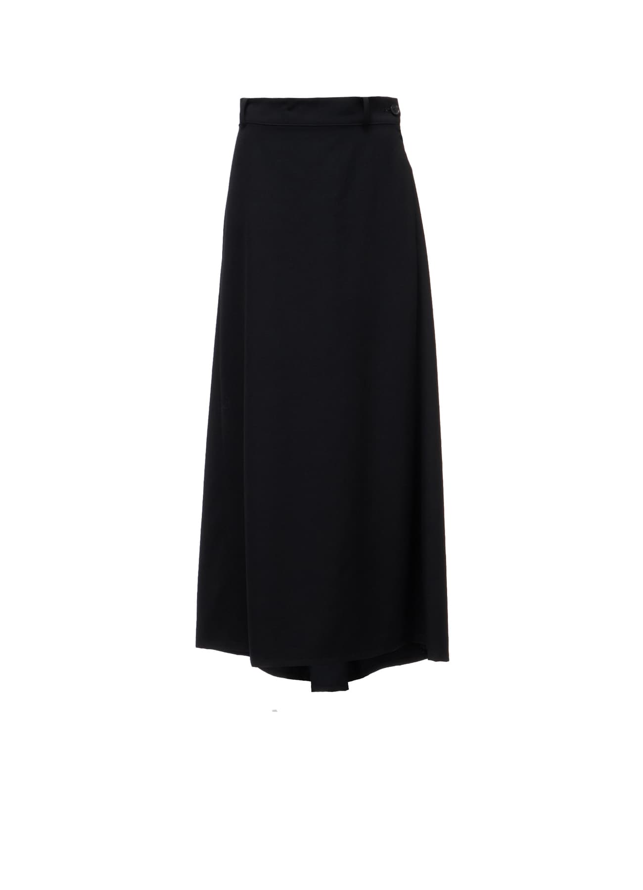 WOOL GABARDINE  BACK SLIT SKIRT