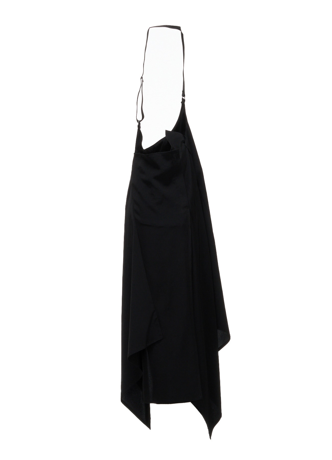 TA/PE CREPE DE CHINE ONE-SHOULDER ASYMMETRIC SKIRT