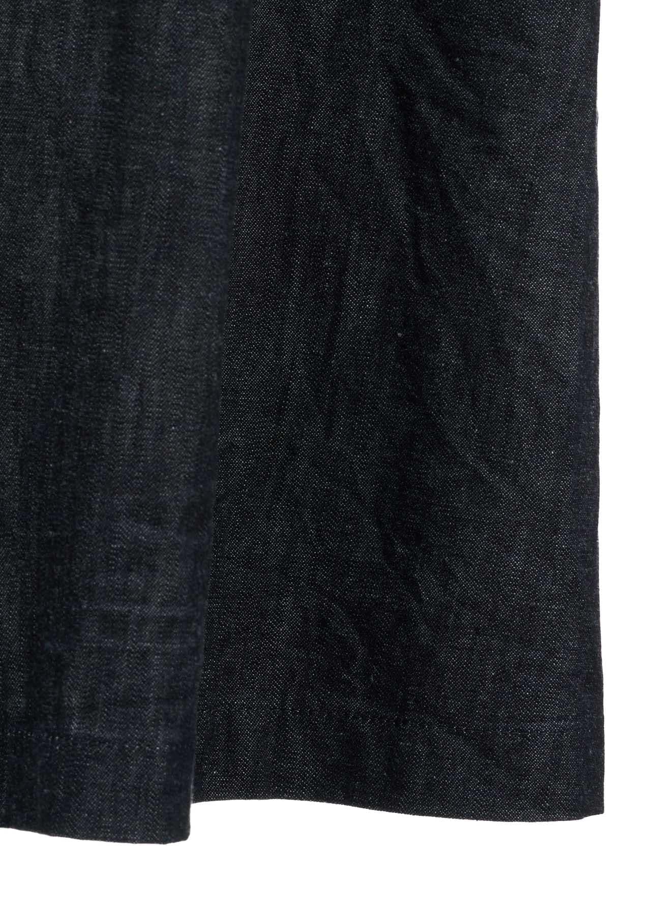 6OZ DENIM SIDE DRAPED SKIRT(S Indigo): LIMI feu｜THE SHOP YOHJI