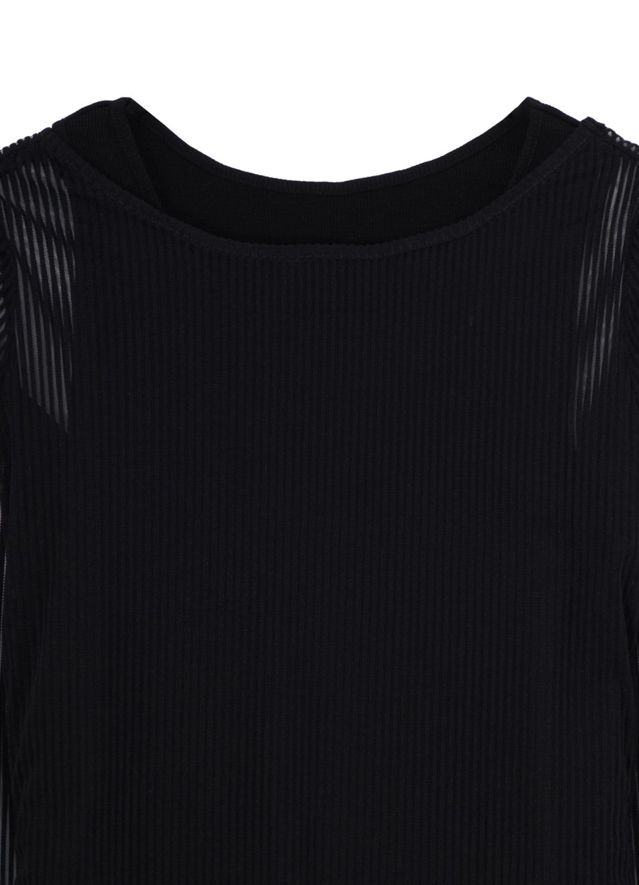 STRIPE TULLE  LAYERED BODYSUIT