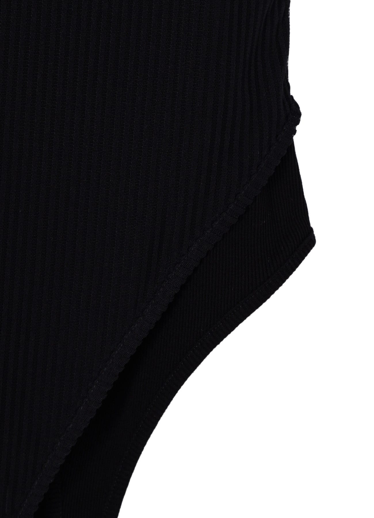 STRIPE TULLE  LAYERED BODYSUIT