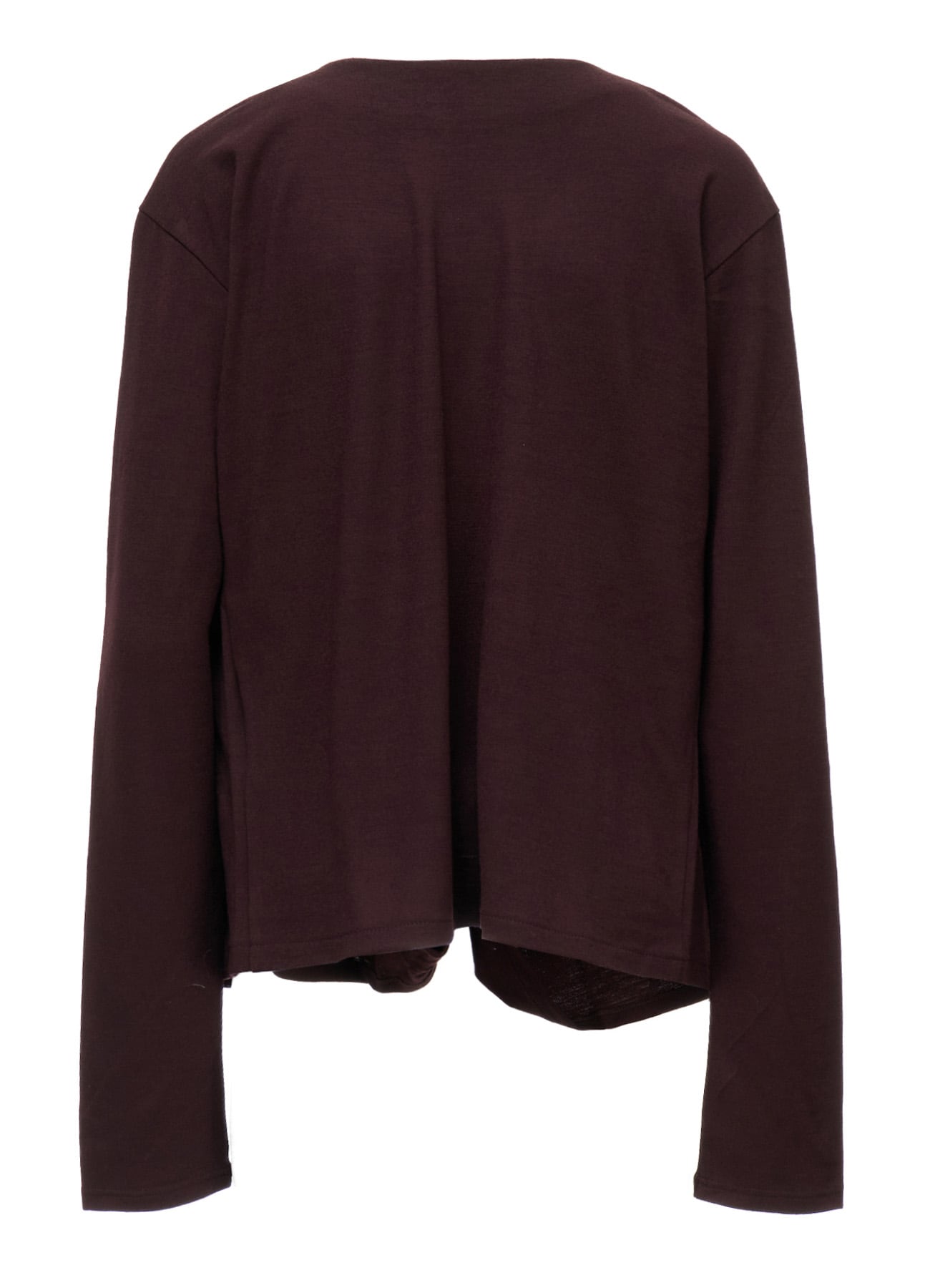 W/ SINGLE JERSEY KNOT DETAIL CARDIGAN