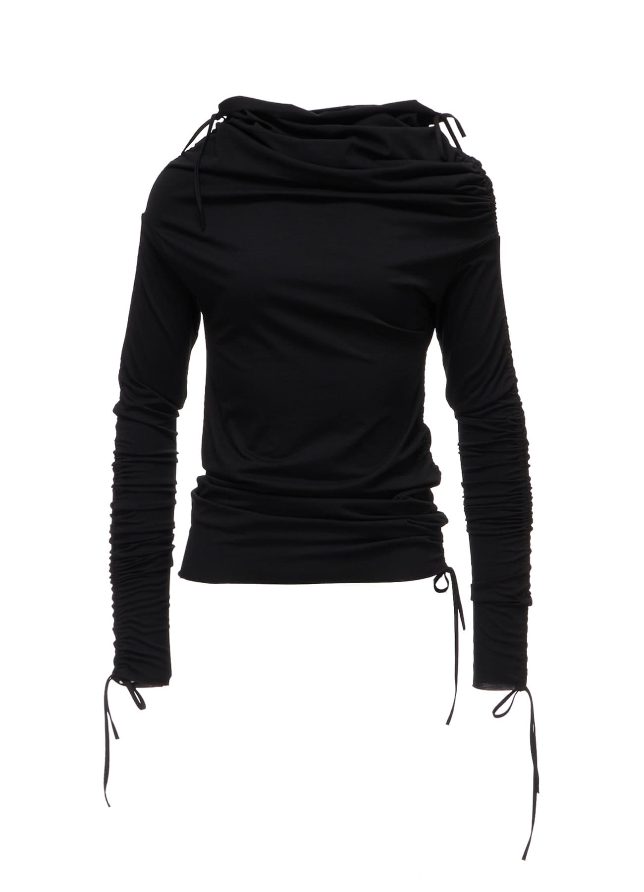 BIAS JERSEY GATHERED SLIM T