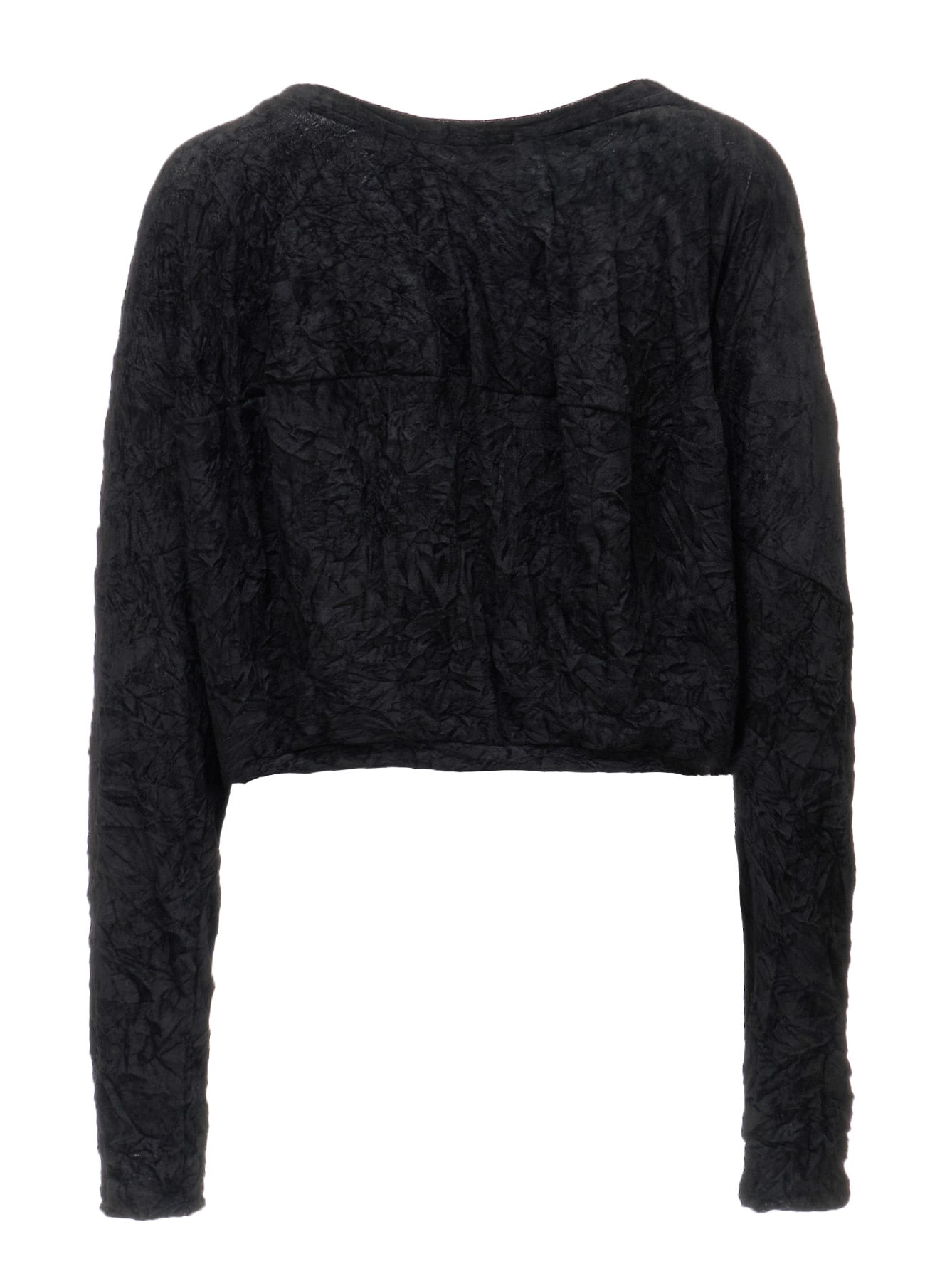 FLOCKED TULLE BALLOON CARDIGAN