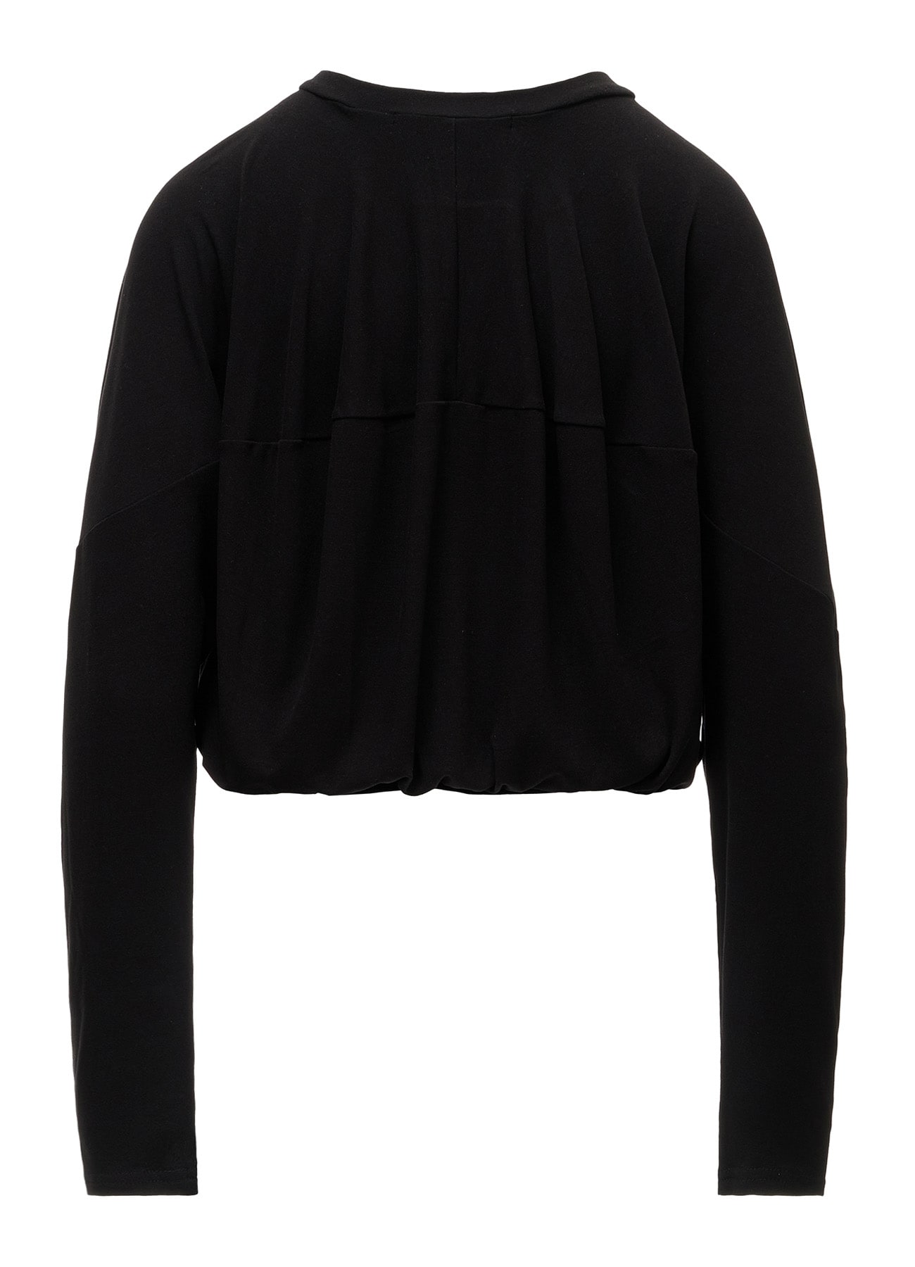 BRUSHED STRETCH JERSEY BALLOON CARDIGAN