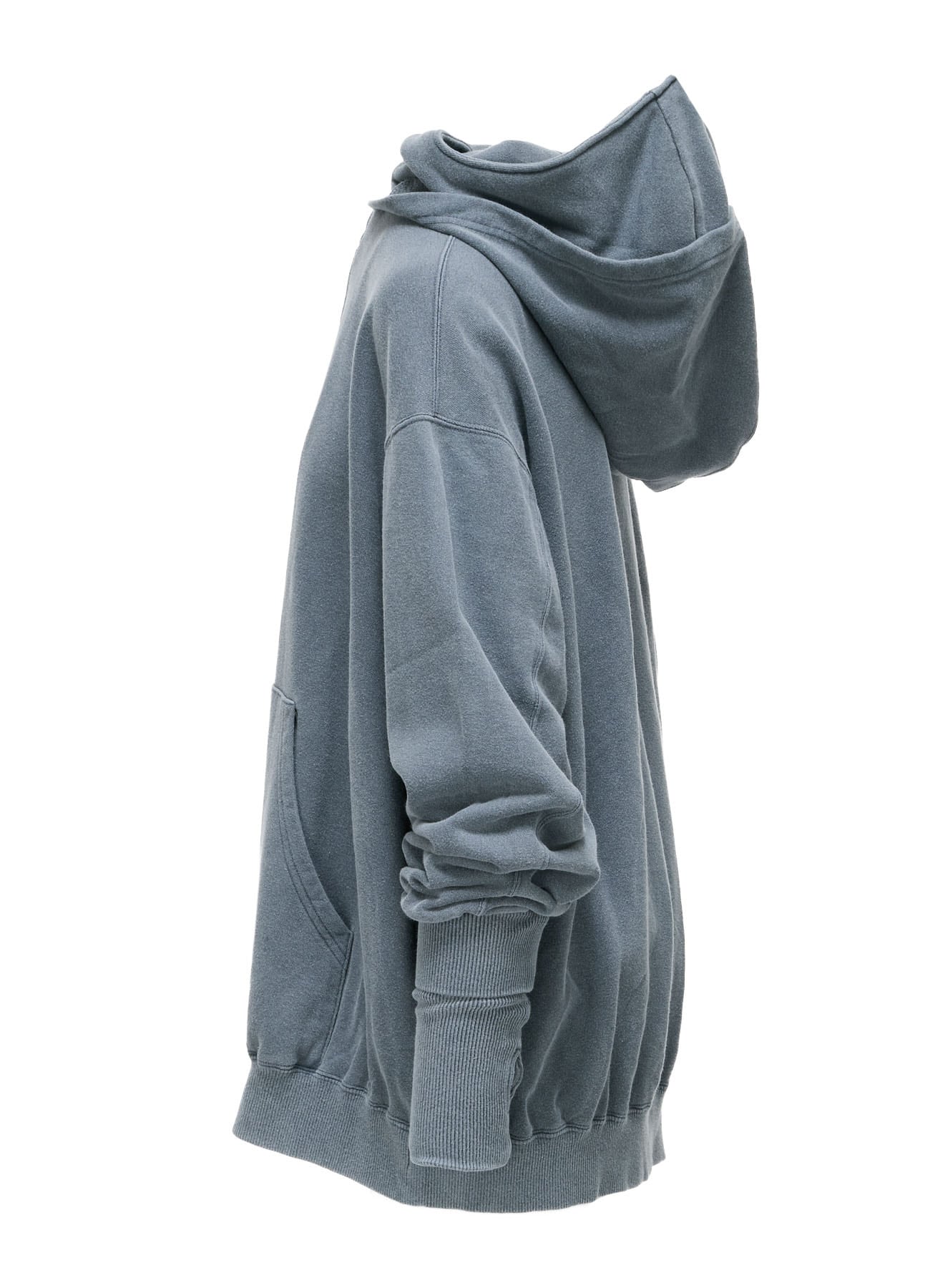 GARMENT DYED FRENCH TERRY DOUBLE HOOD PARKA