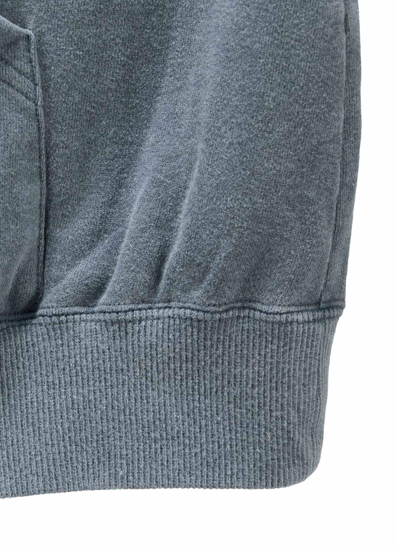 GARMENT DYED FRENCH TERRY DOUBLE HOOD PARKA