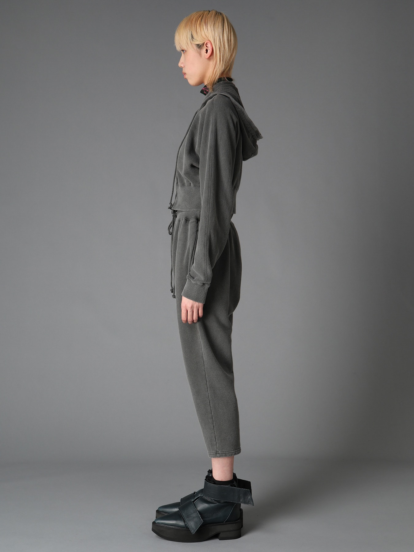 GARMENT DYED FRENCH TERRY SHORT PARKA