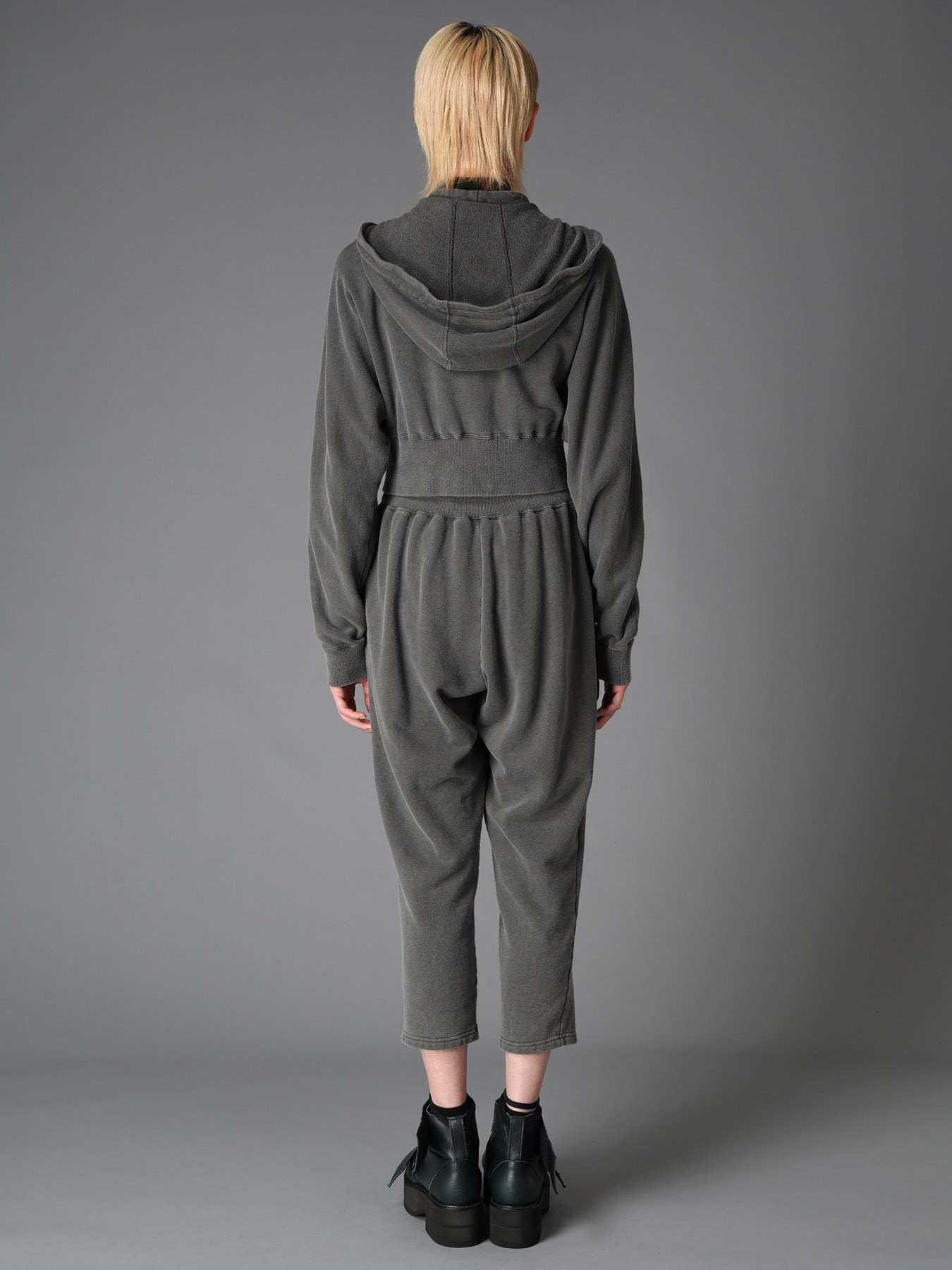 GARMENT DYED FRENCH TERRY SHORT PARKA