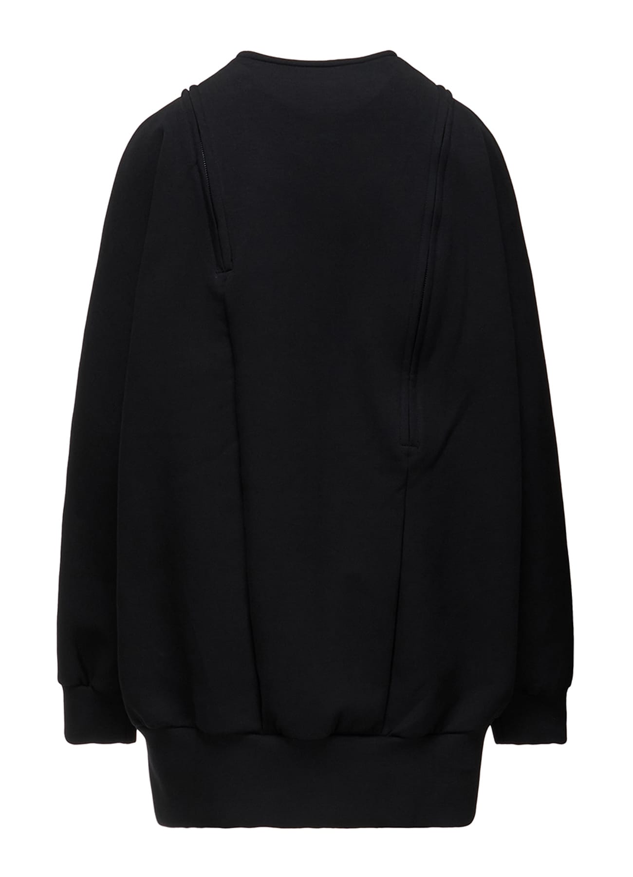 DOUBLE FACE JERSEY LONG ZIP BLOUSON