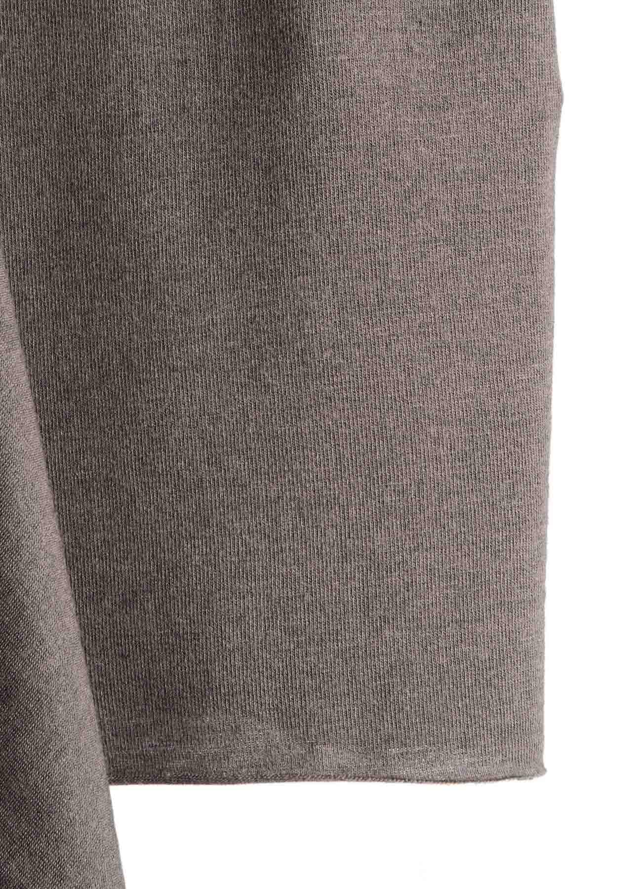 GAUZE STRETCH JERSEY FRONT DRAPE T