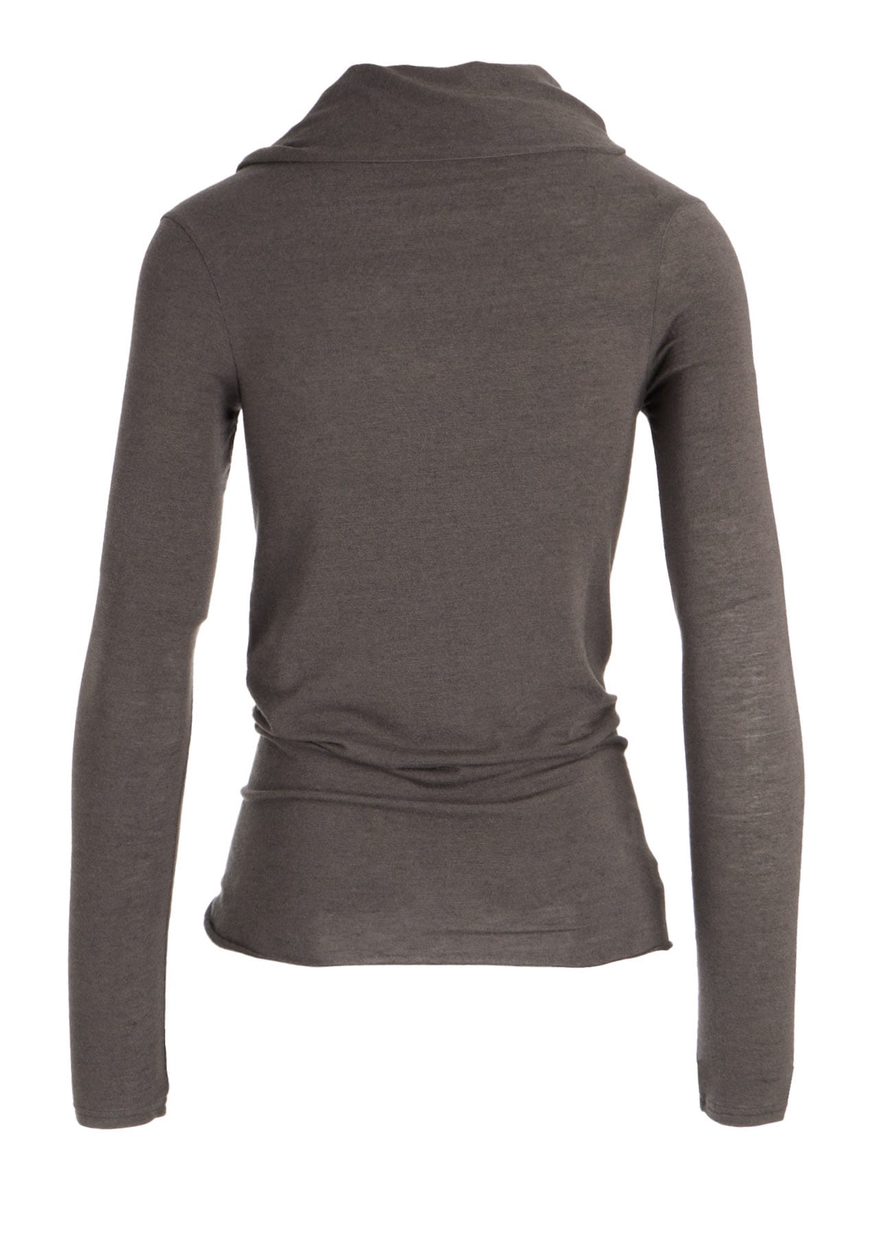 GAUZE STRETCH JERSEY DRAPED T