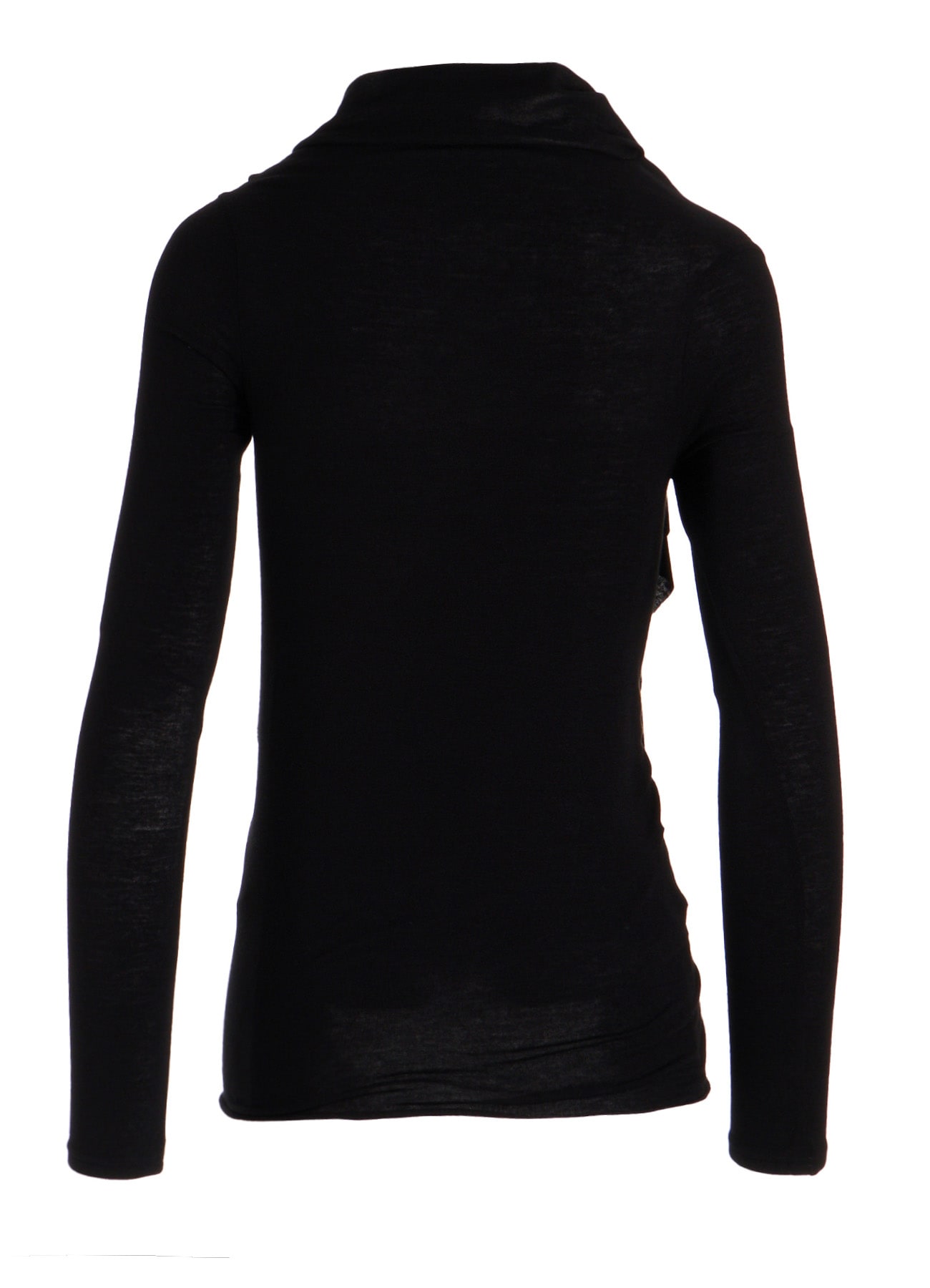 GAUZE STRETCH JERSEY DRAPED T