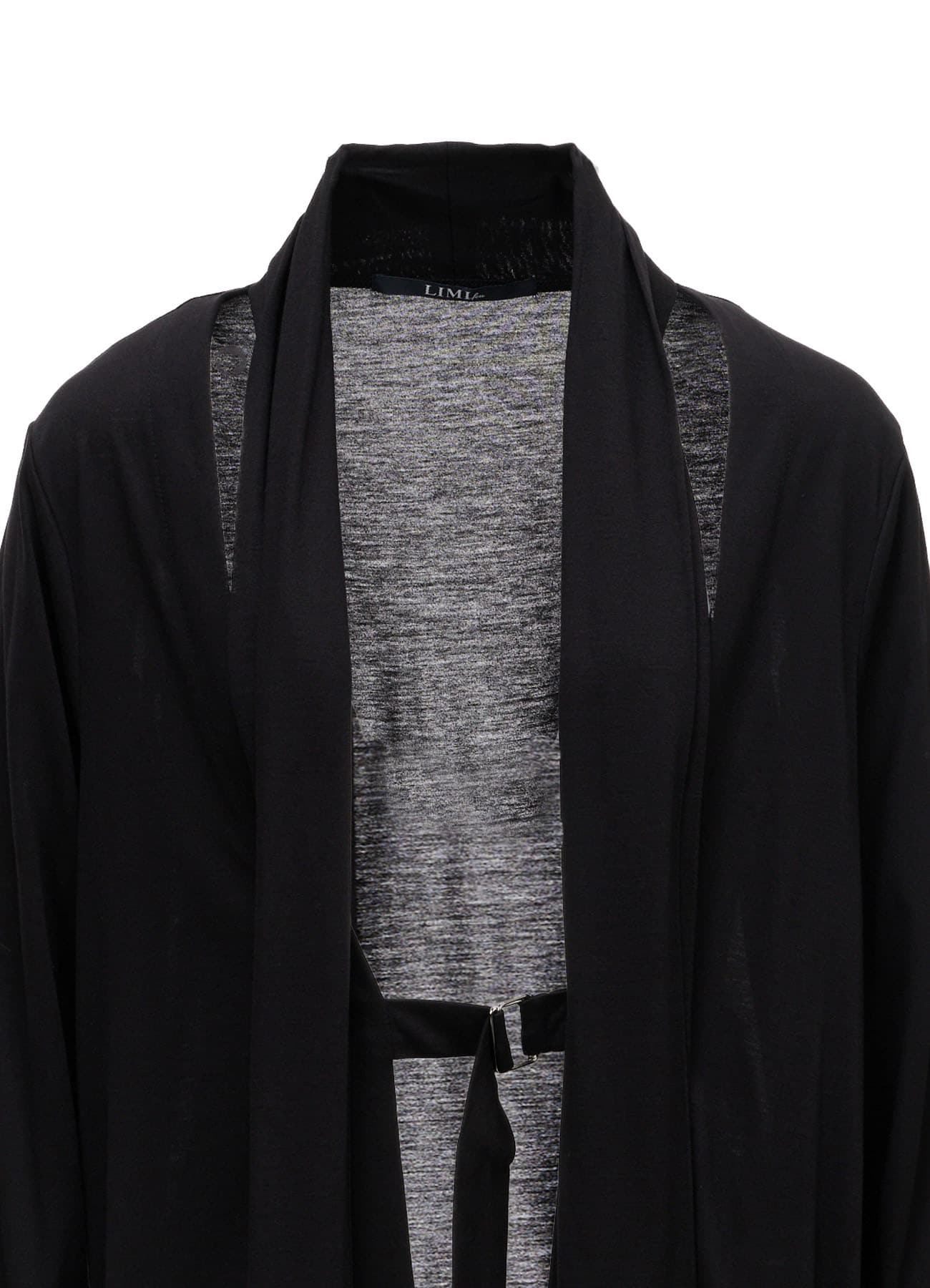 CELLULOSE/C JERSEY STOLE CARDIGAN(S Black): LIMI feu｜THE SHOP