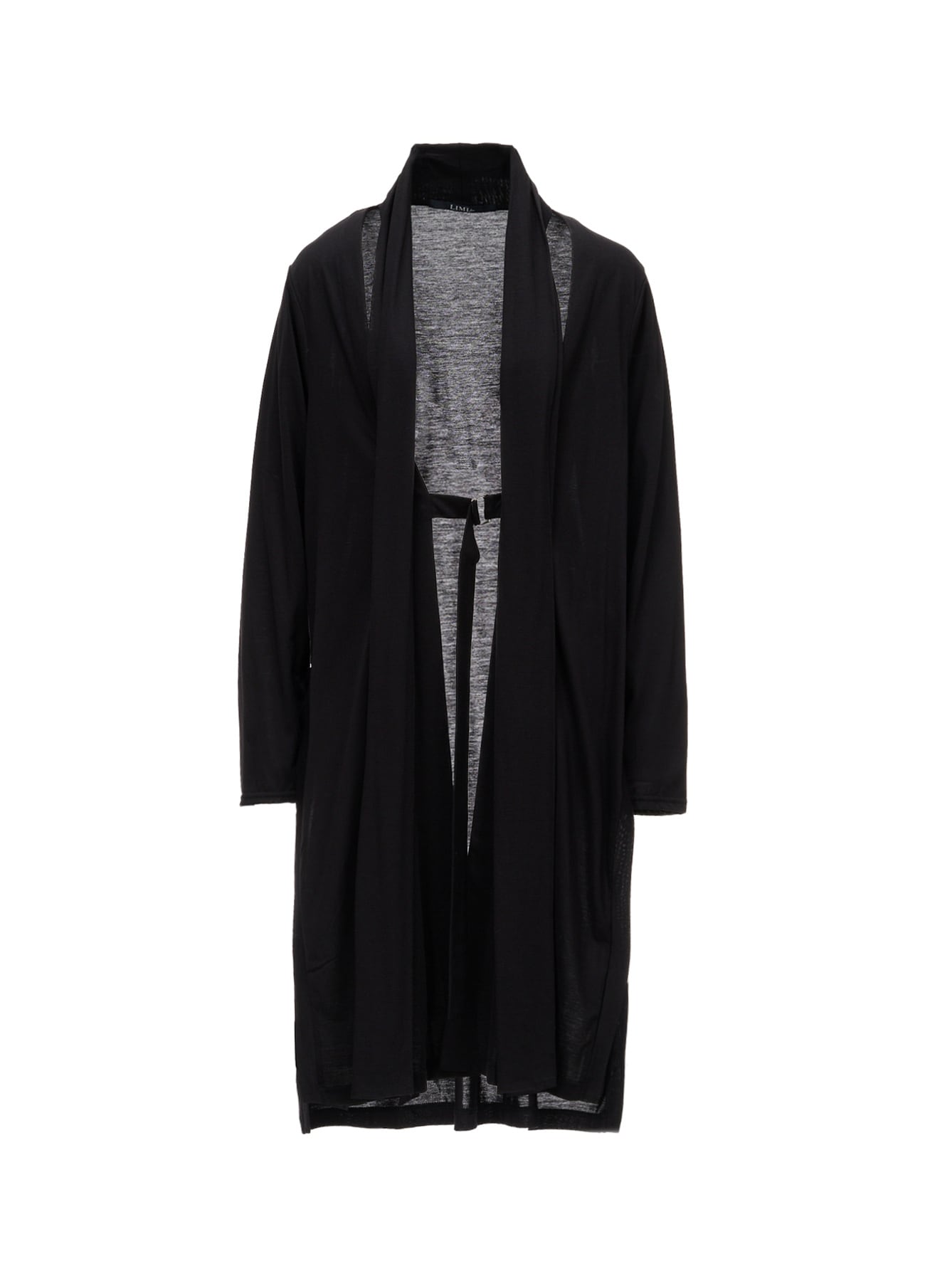 CELLULOSE/C JERSEY DROP-SHOULDER CARDIGAN(S Black): LIMI feu｜THE