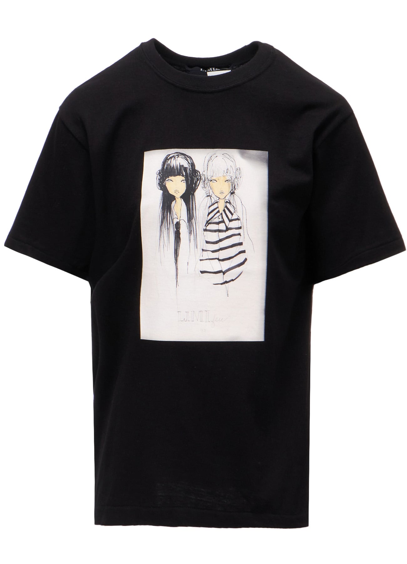 ERI PRINT B CREW NECK SHORT SLEEVE T-SHIRT