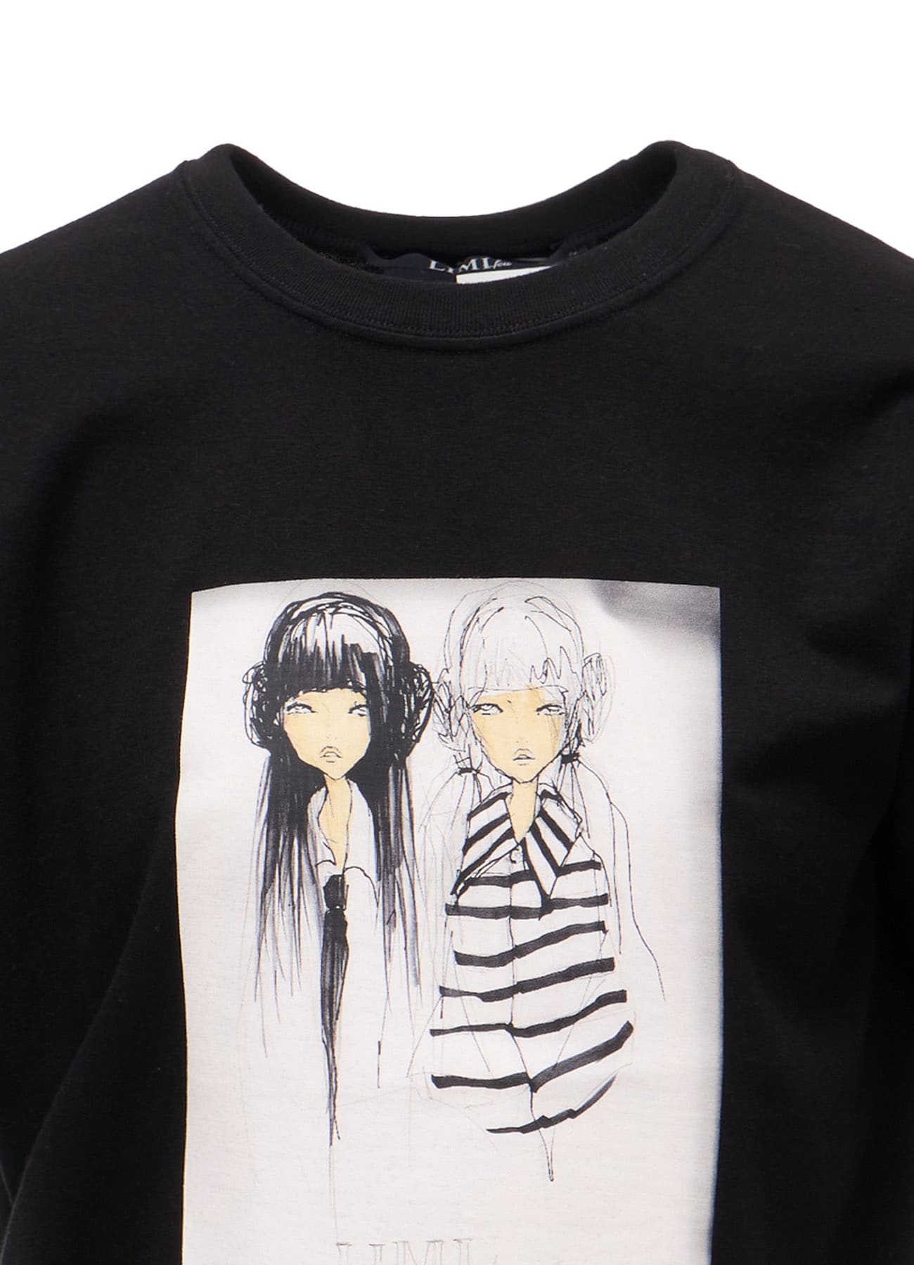ERI PRINT B CREW NECK SHORT SLEEVE T-SHIRT