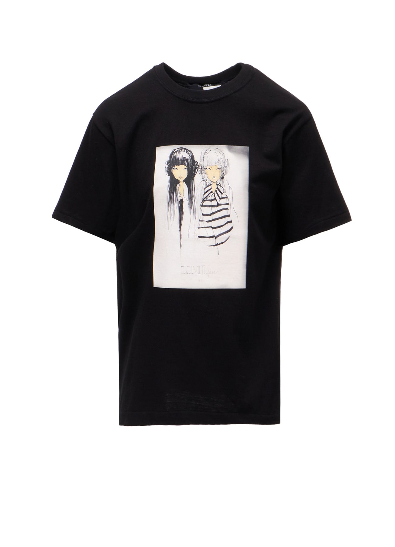 ERI PRINT B CREW NECK SHORT SLEEVE T-SHIRT