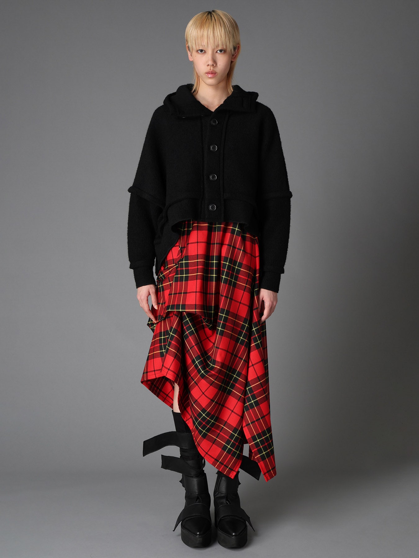 W/PE SHEEP PILE OUT SEAM DESIGN JACKET