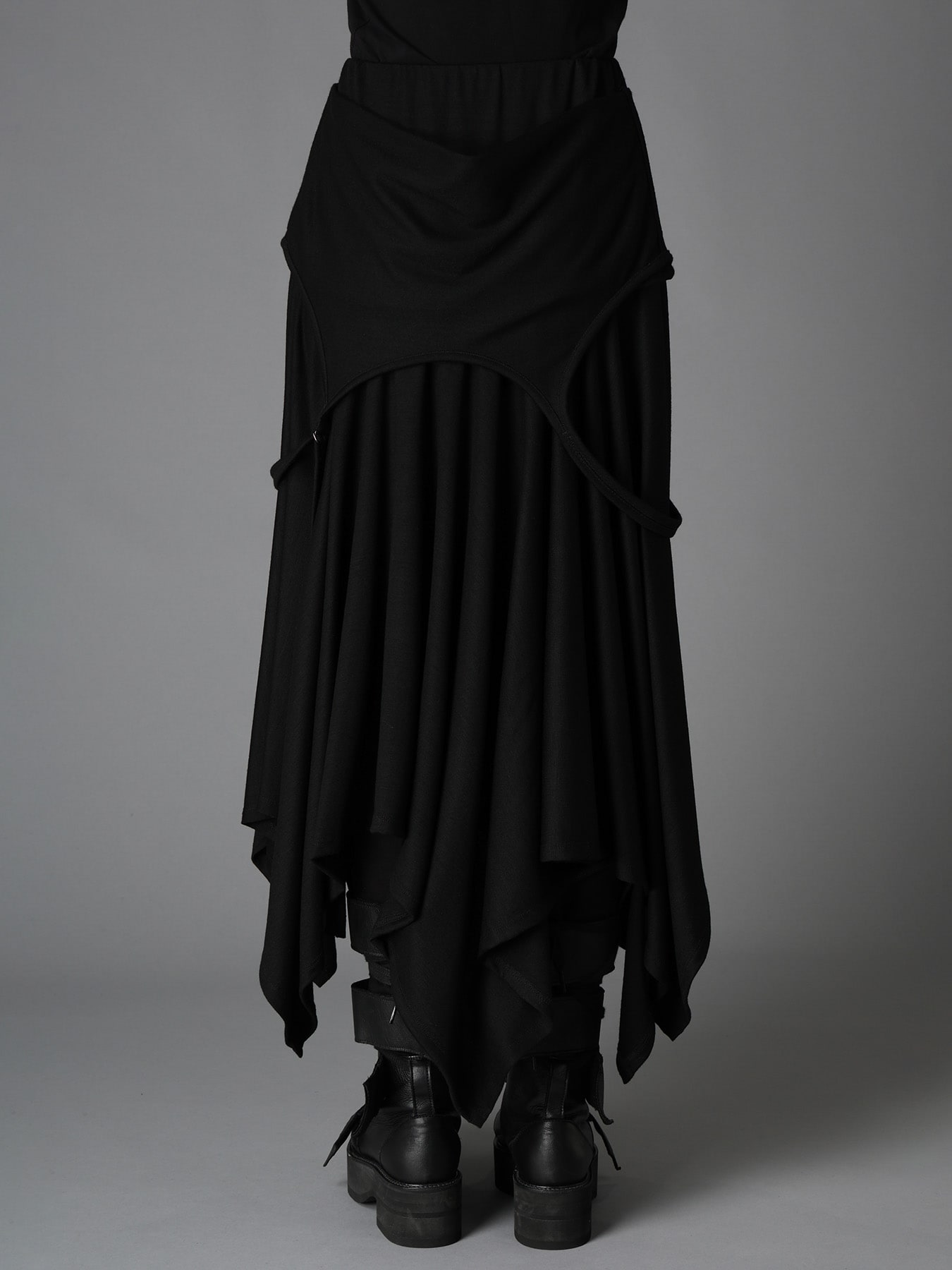 W/ SINGLE JERSEY 2 WAY DRESS