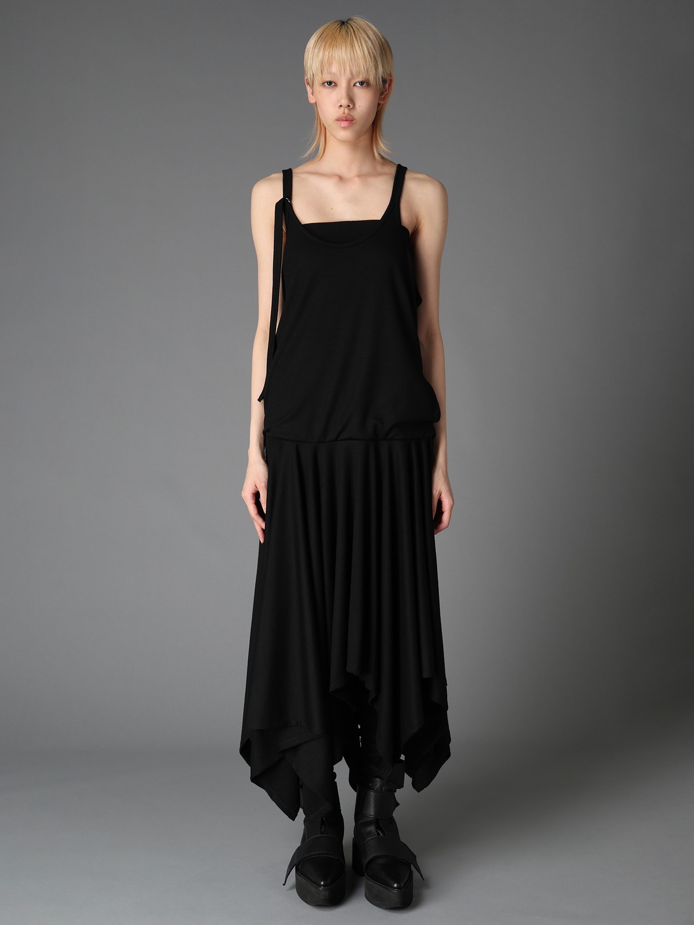 W/ SINGLE JERSEY 2 WAY DRESS