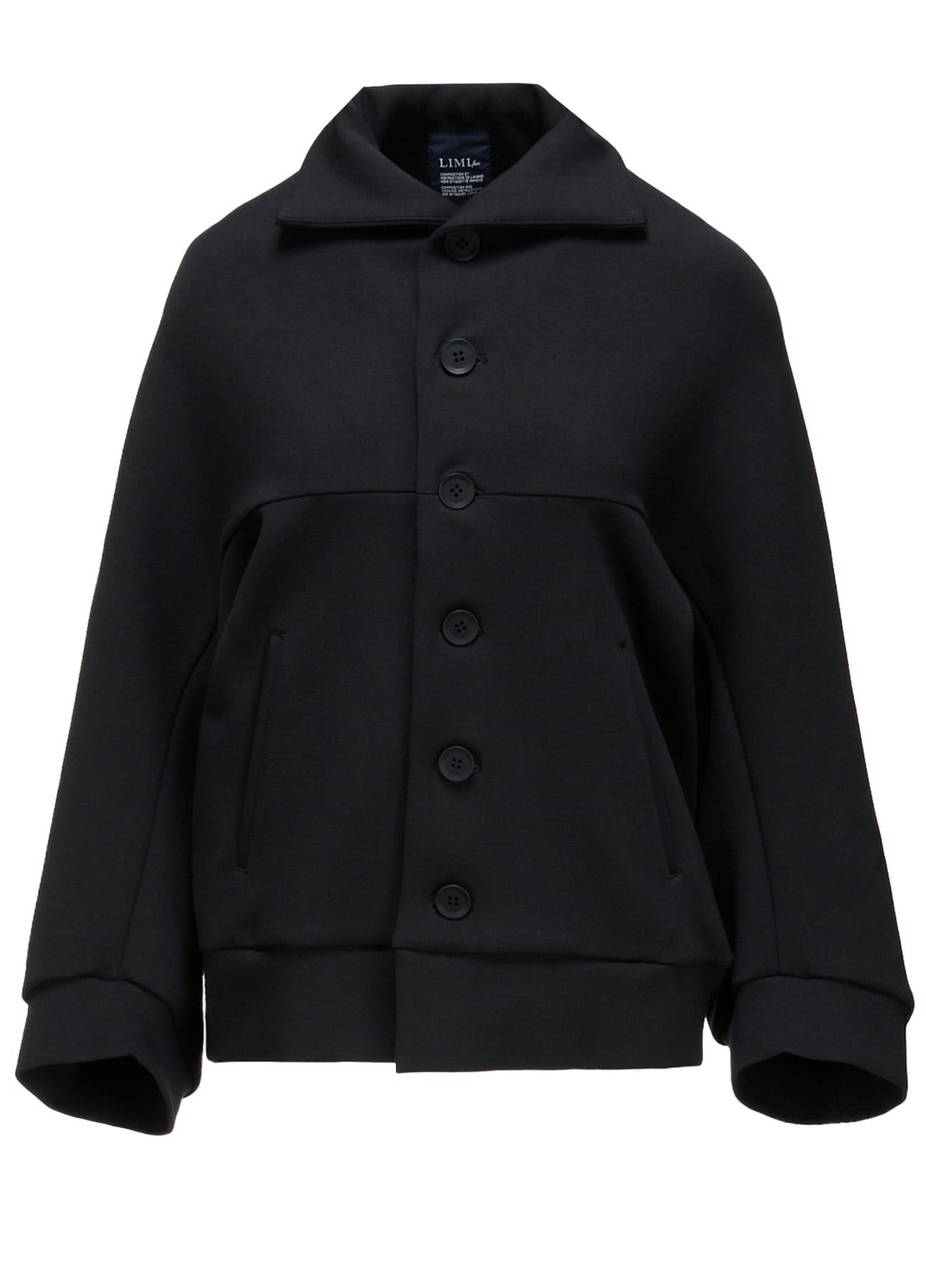 DOUBLE FACE JERSEY DOLMAN SLEEVE SINGLE COAT