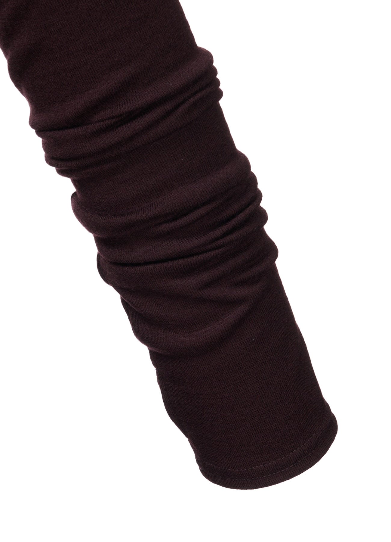 W/ SINGLE JERSEY HOODED SCARF DRESS