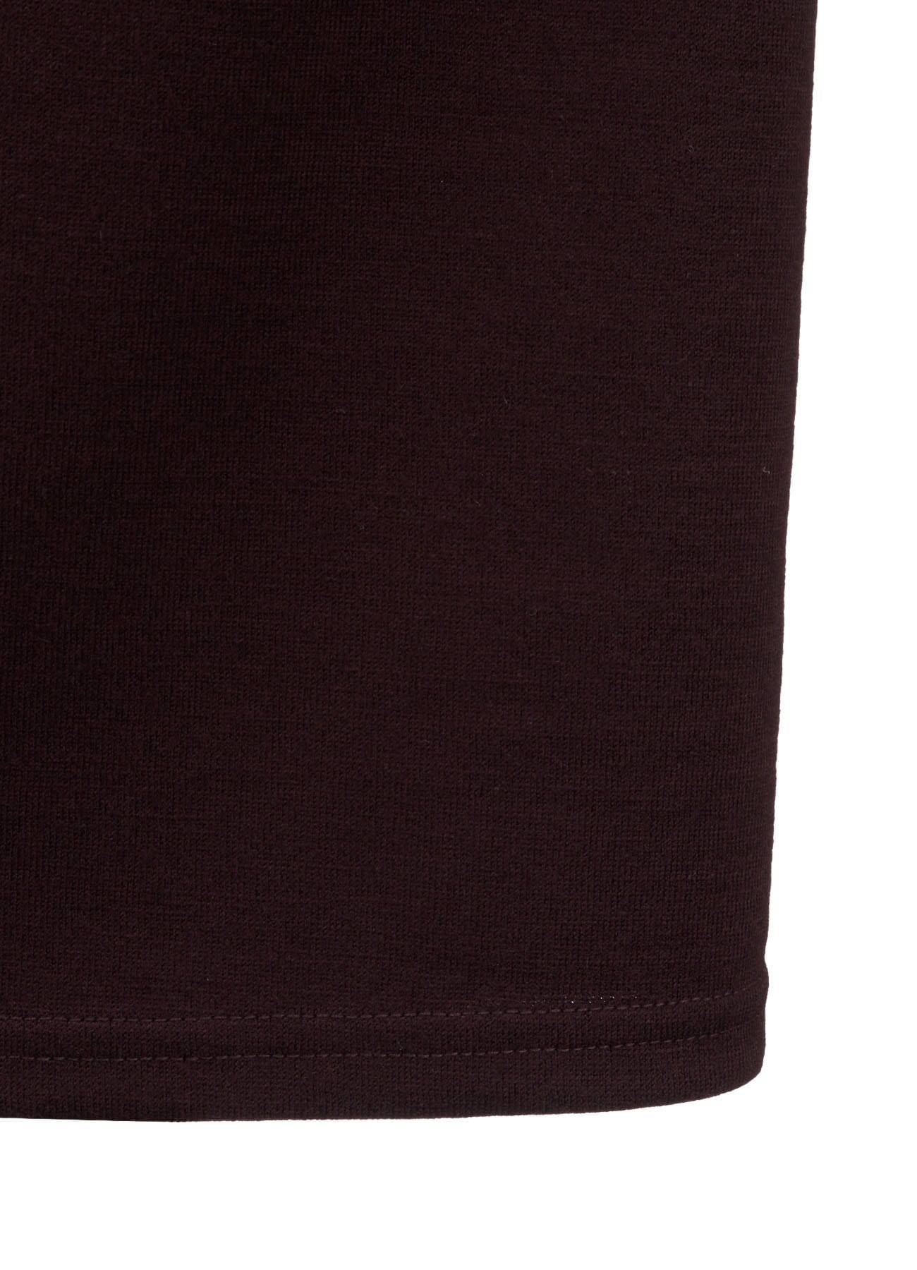 W/ SINGLE JERSEY HOODED SCARF DRESS