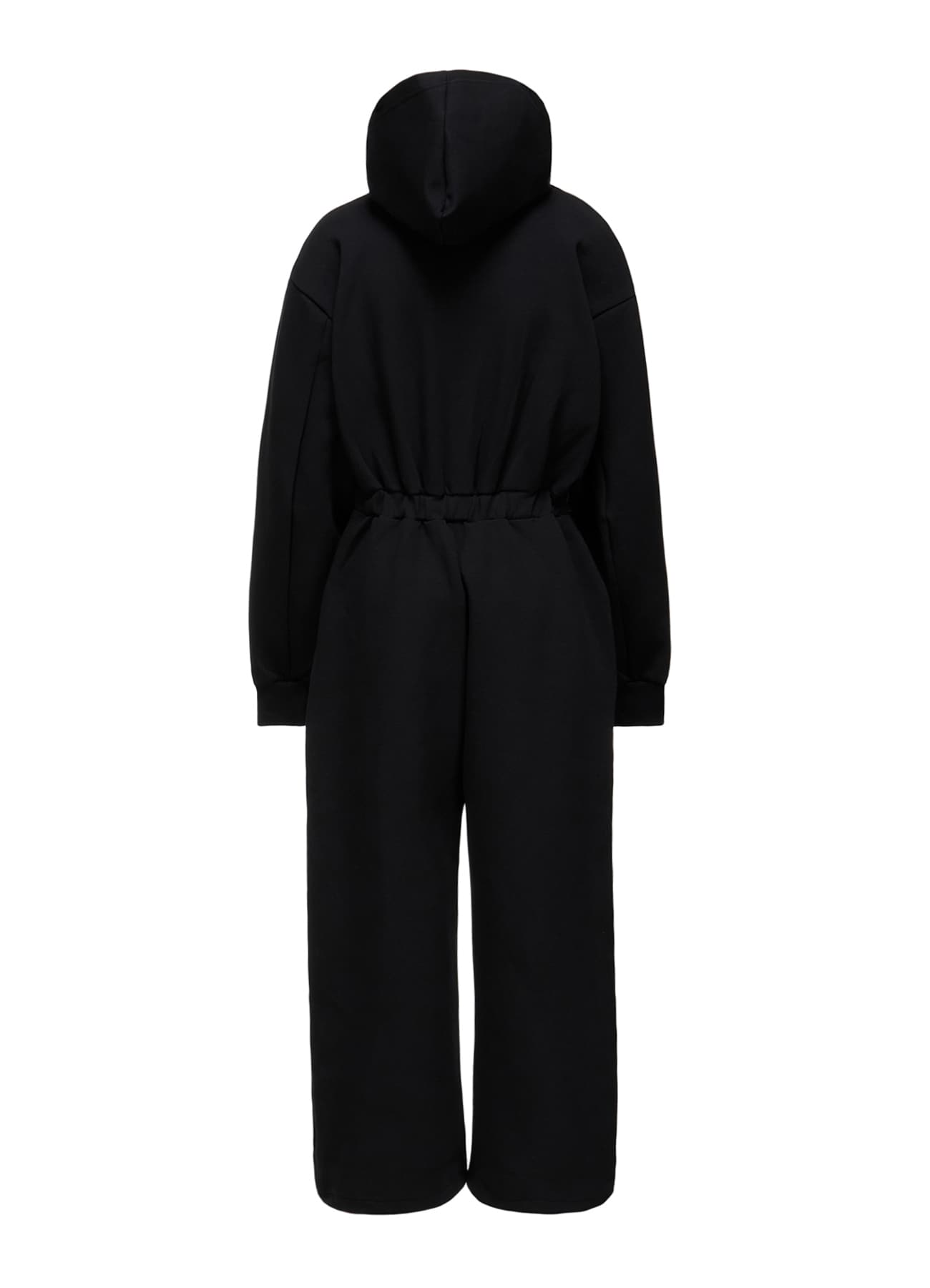 DOUBLE FACE JERSEY PARKA STYLE JUMPSUIT