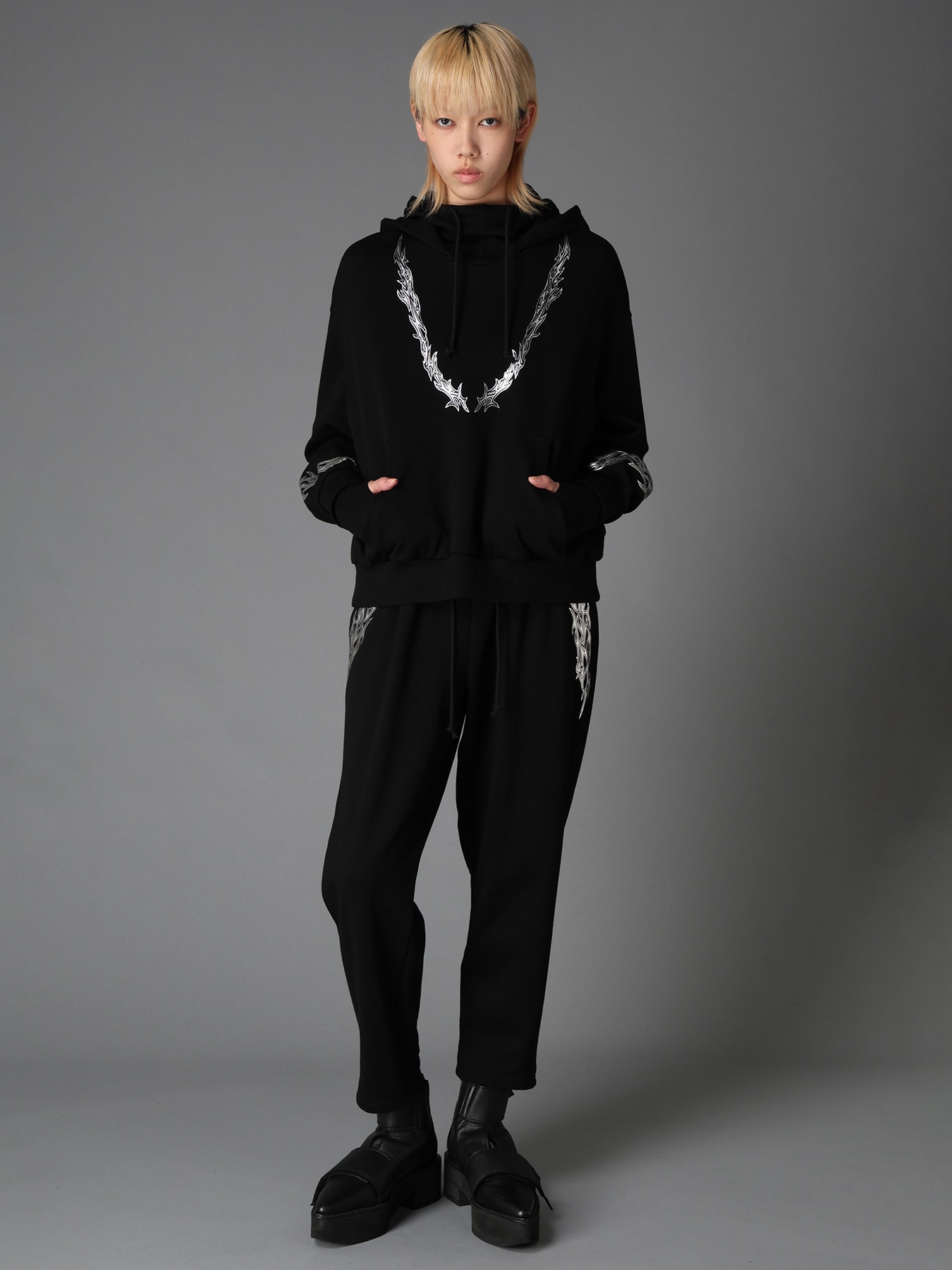 TRIBAL PRINT FRENCH TERRY A