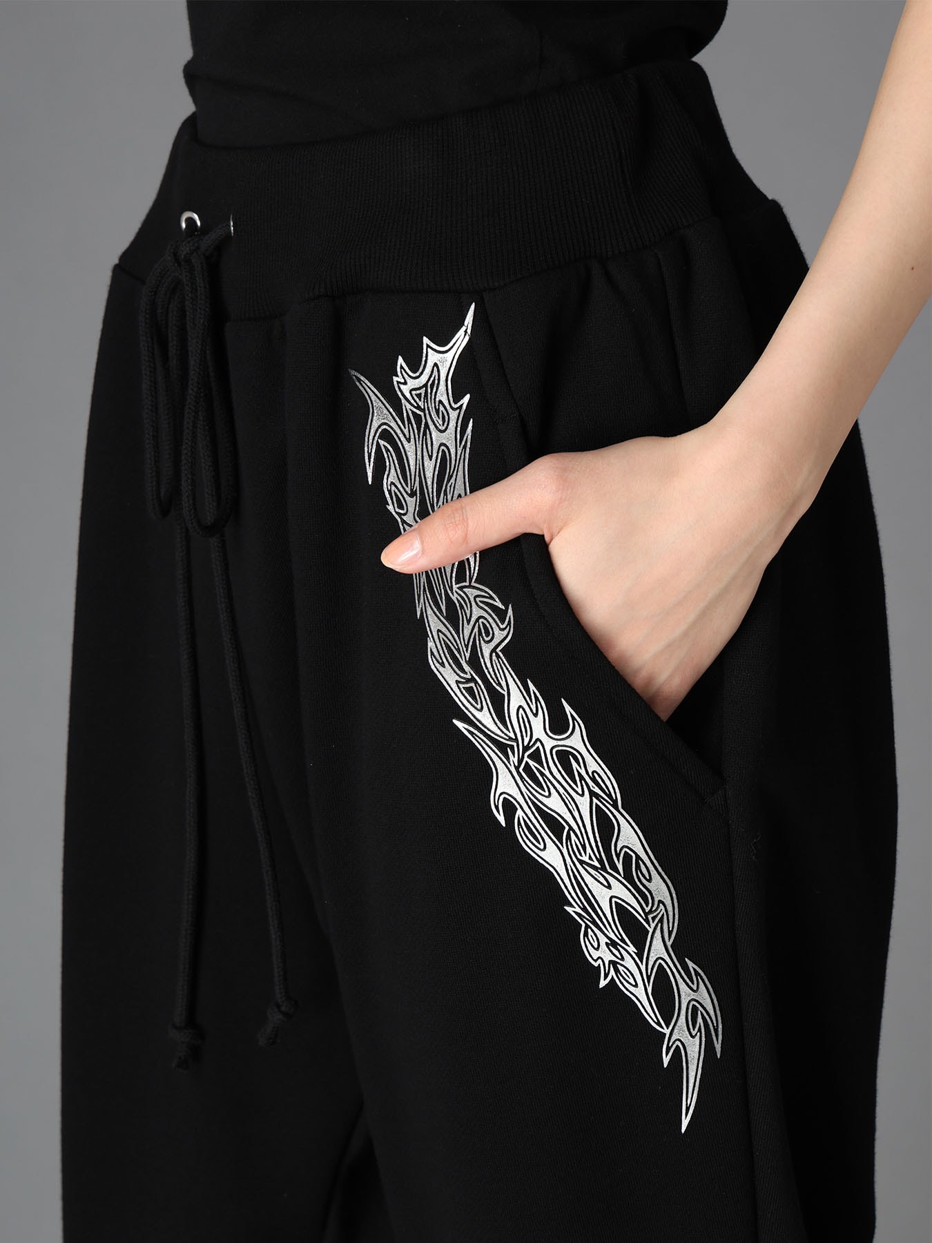 TRIBAL PRINT FRENCH TERRY A