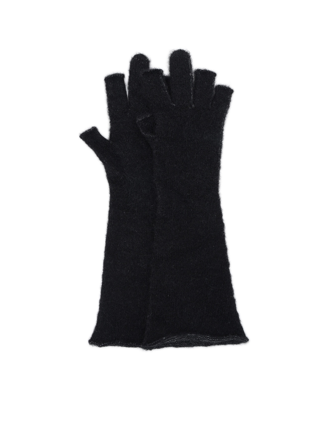 W/P SOFT KNIT FLARED MIDDLE FINGERLESS GLOVES