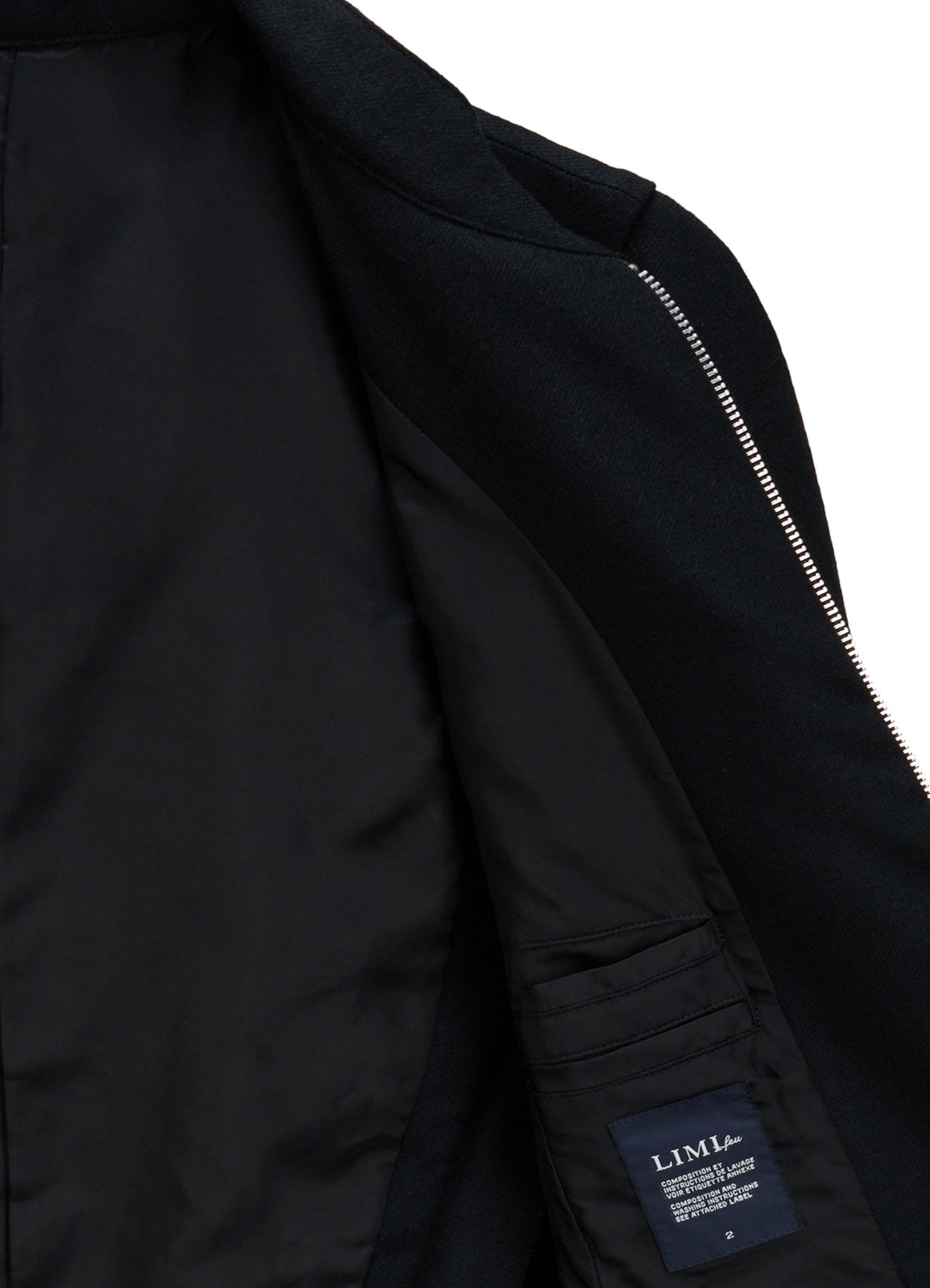 W/ SERGE STAND COLLAR BLOUSON(S Black): LIMI feu｜THE SHOP YOHJI