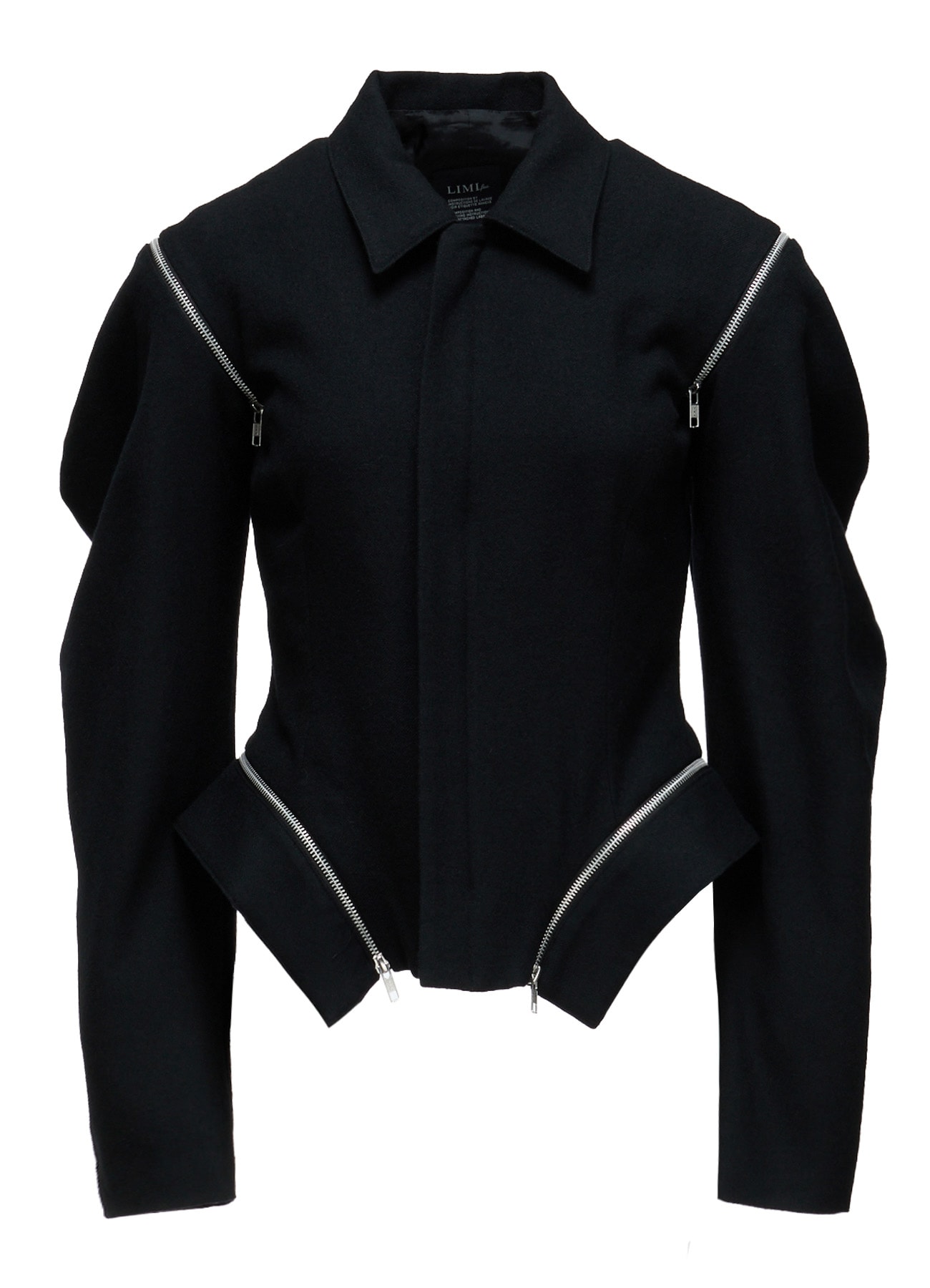 W/ SERGE ZIP PANEL BLOUSON(S Black): LIMI feu｜THE SHOP YOHJI YAMAMOTO