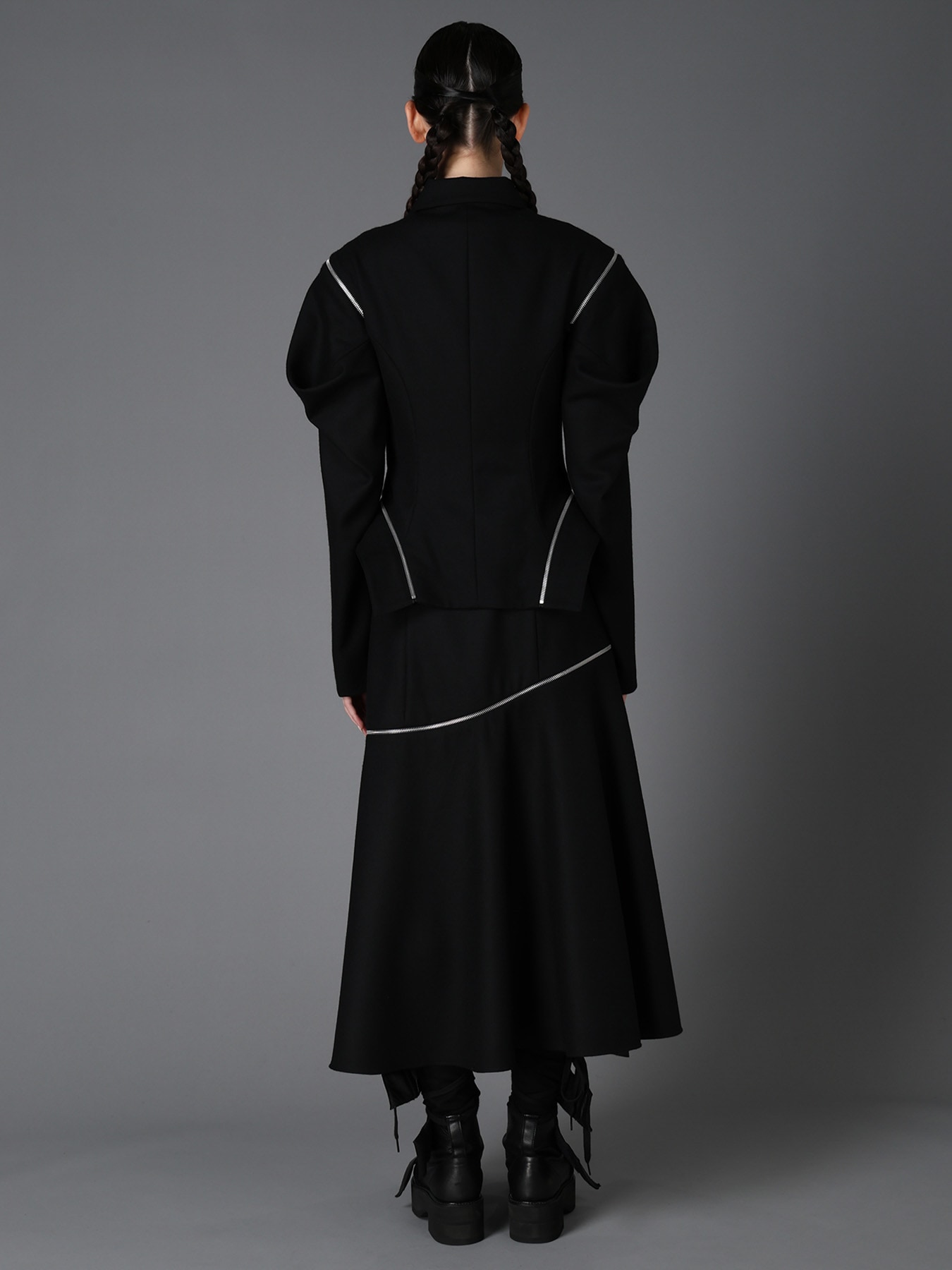 W/ SERGE  ZIP PANEL BLOUSON