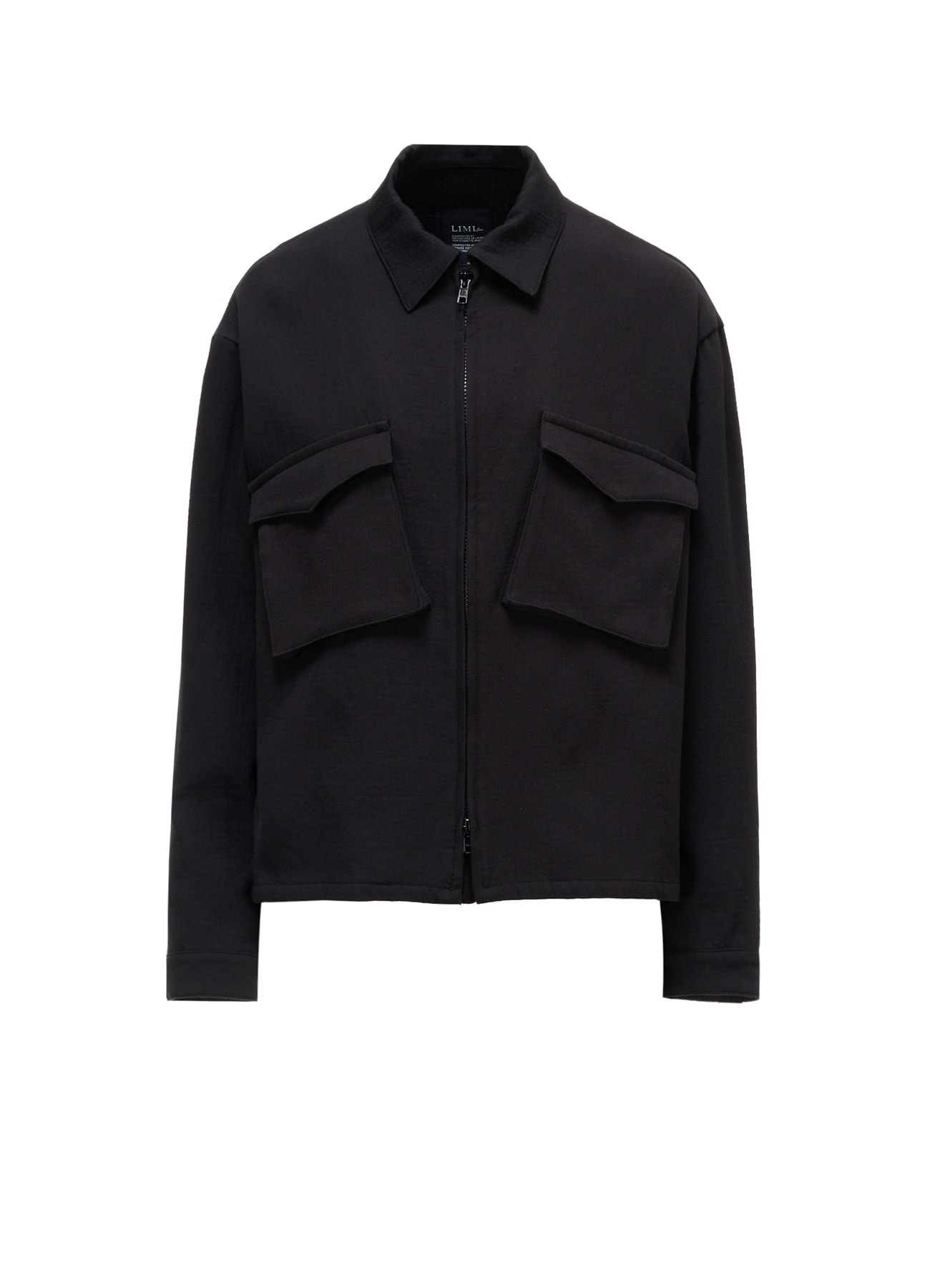 DOUBLE CLOTH FLAP POCKETS ZIP BLOUSON