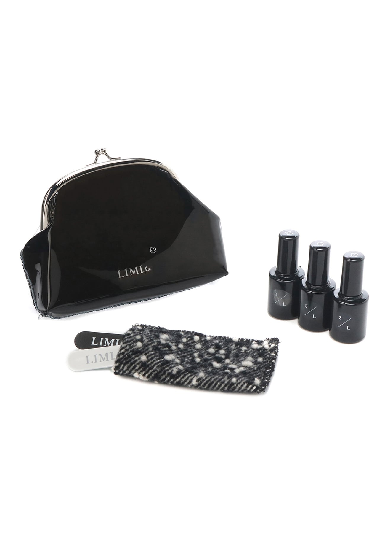 LIMI feu×uka black study Series Nail Polish Set C